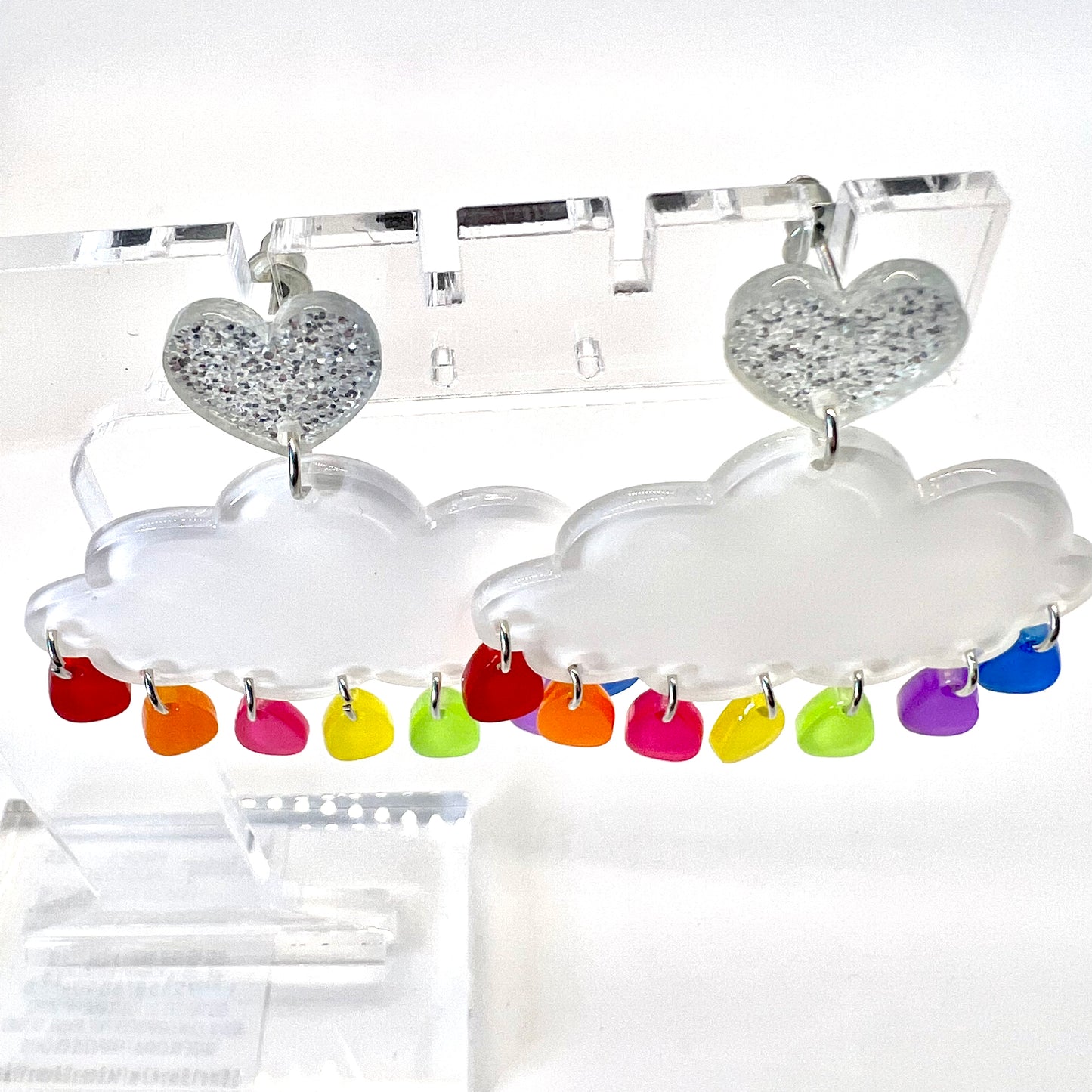 Rainbow Cloud Earrings