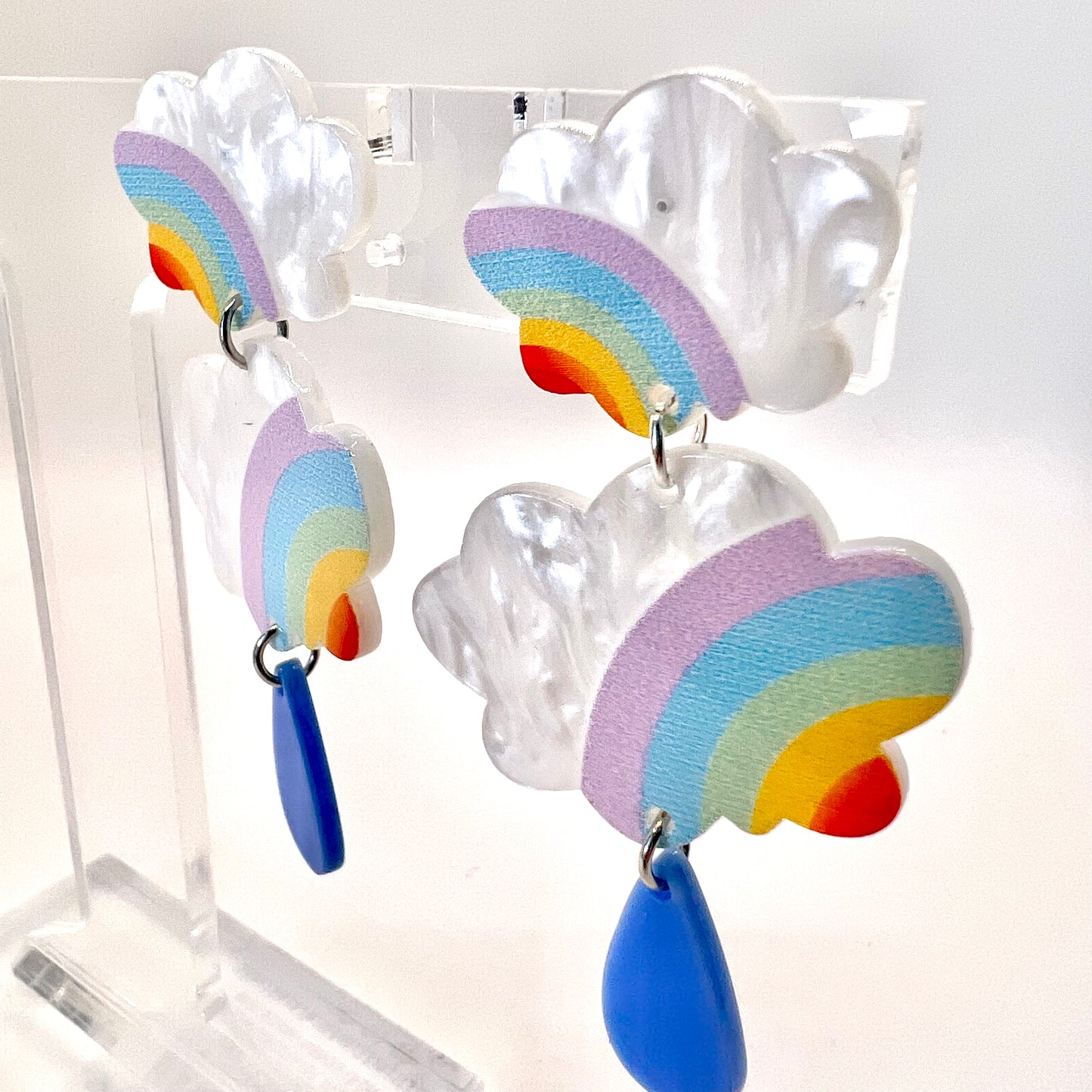 Rainbow Cloud Earrings