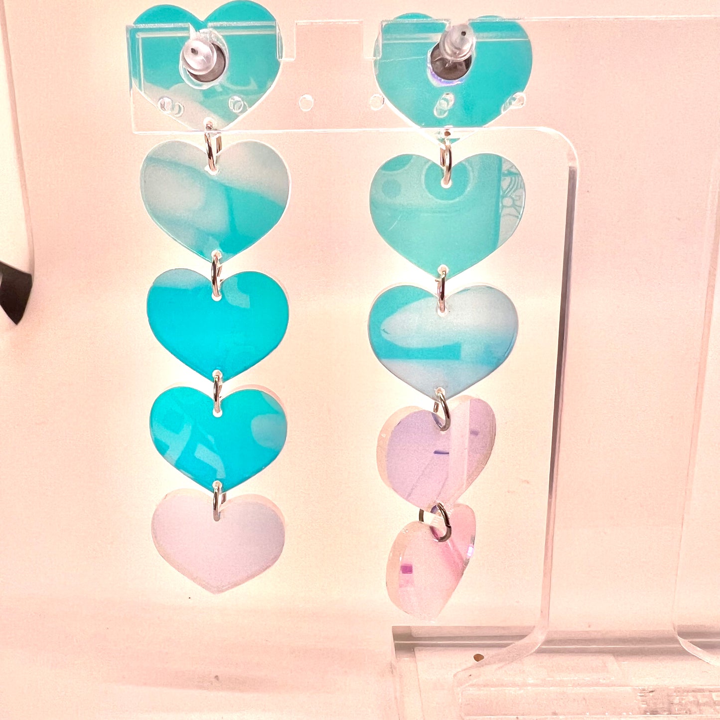 Heart Chain Earrings