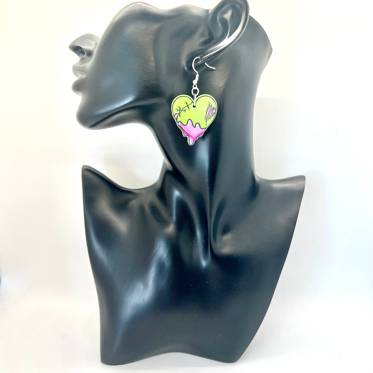 Zombie Heart Earrings