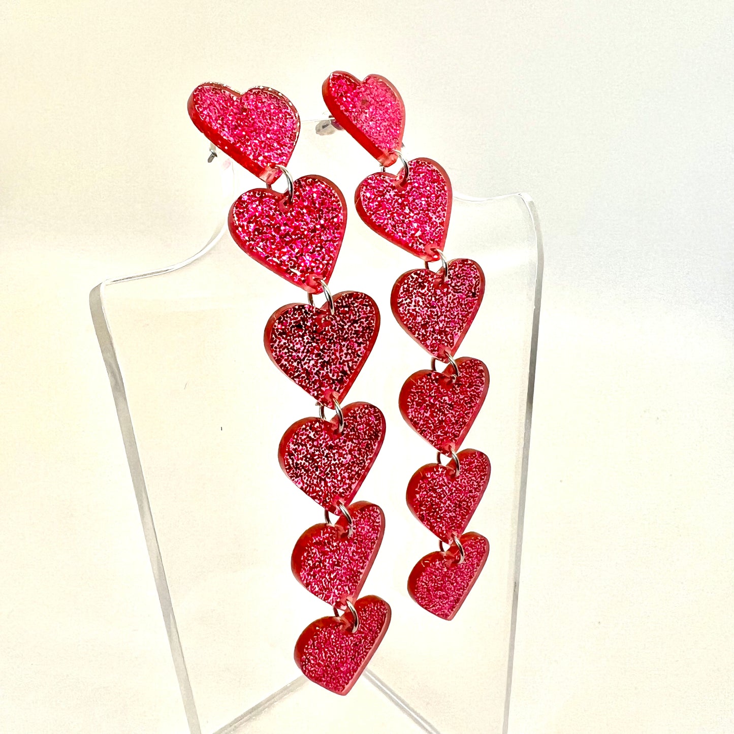 Heart Chain Earrings