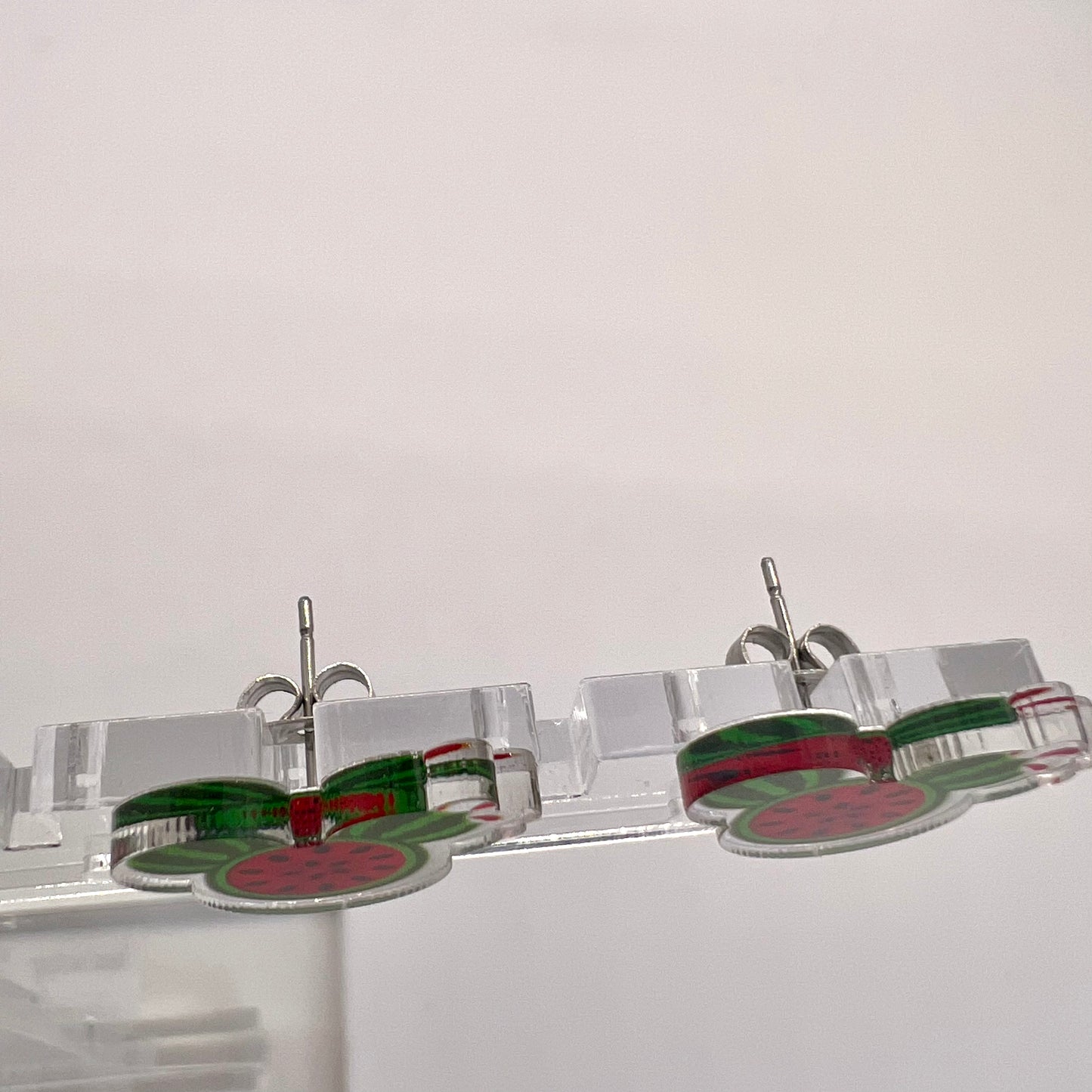 Mini Mickey Watermelon Earrings