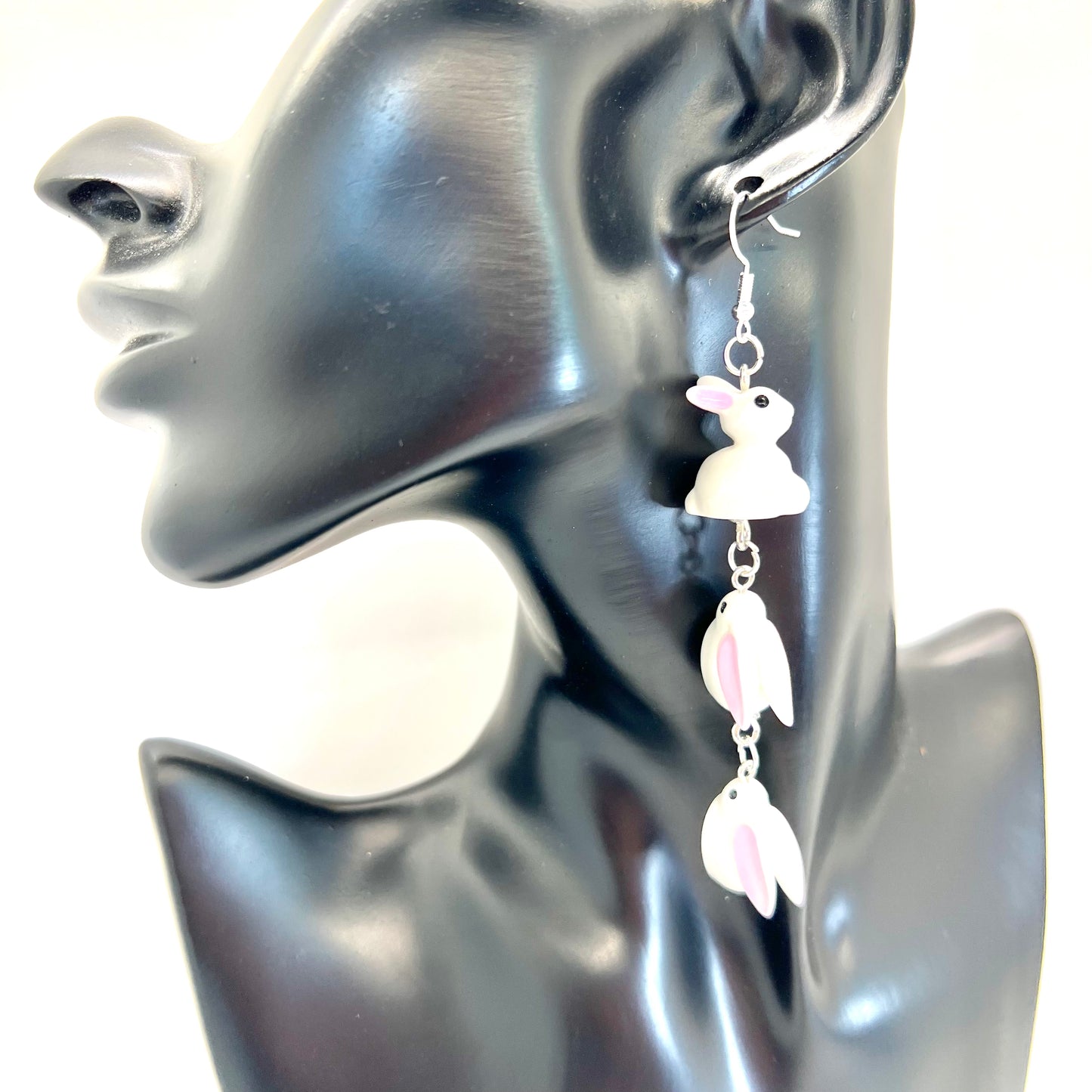 Bunny Family Chain Earrings