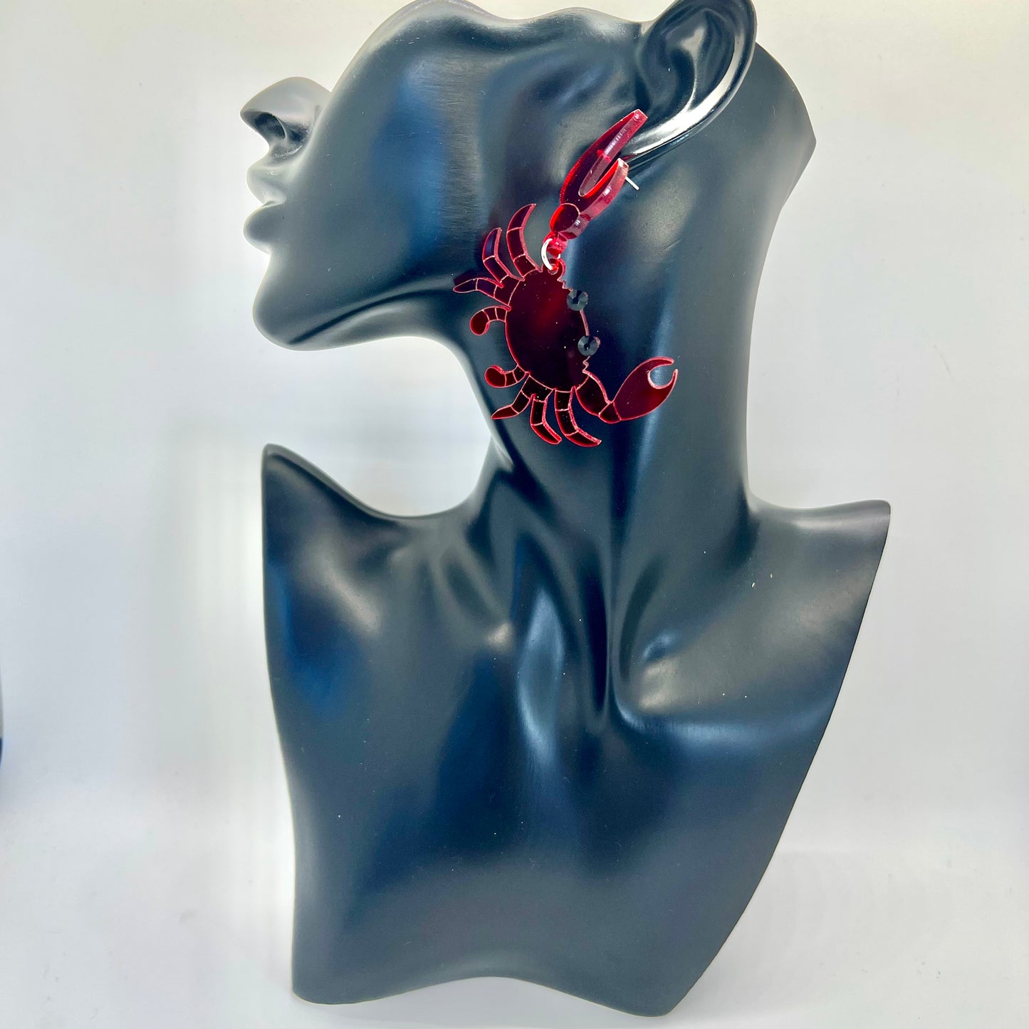 Red Crab Earrings