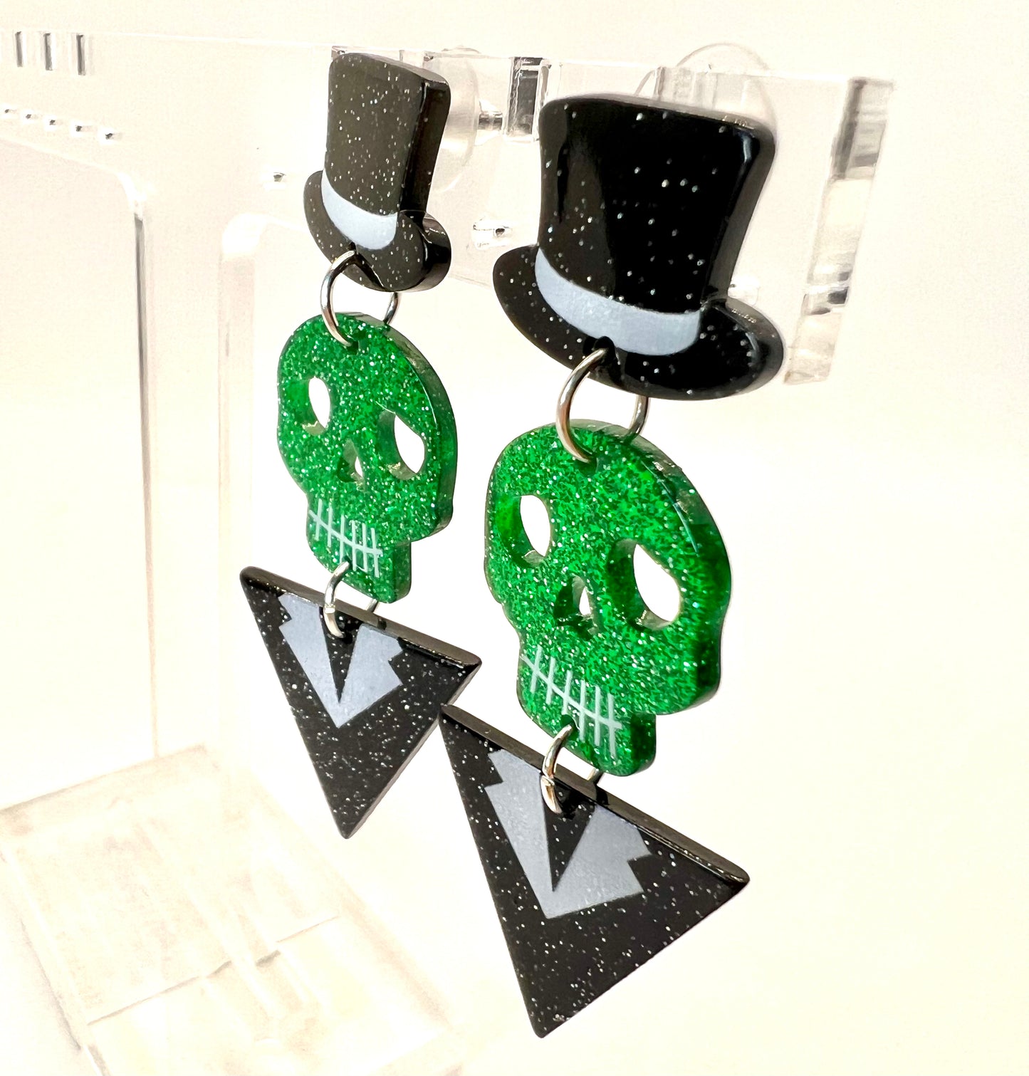 Tux Skeleton Earrings