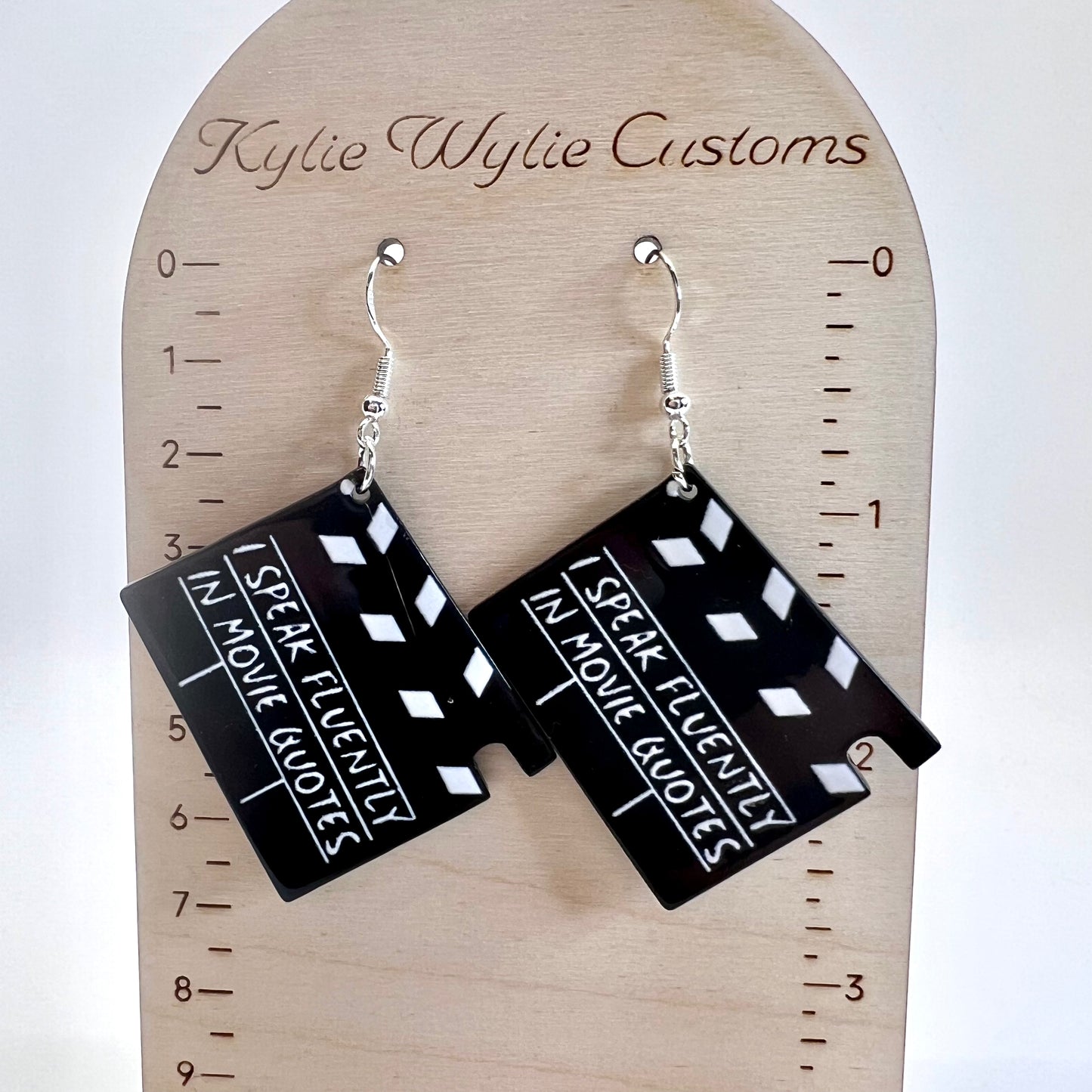 Movie Quotes Earrings