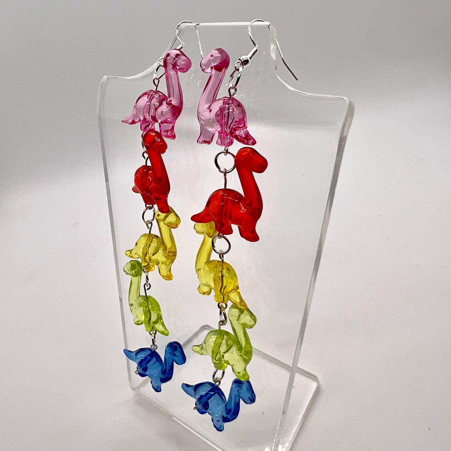 Dinosaur Chain Earrings