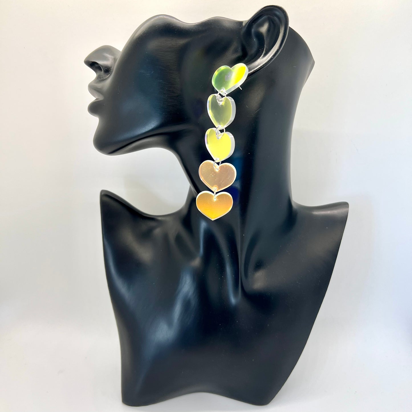 Heart Chain Earrings