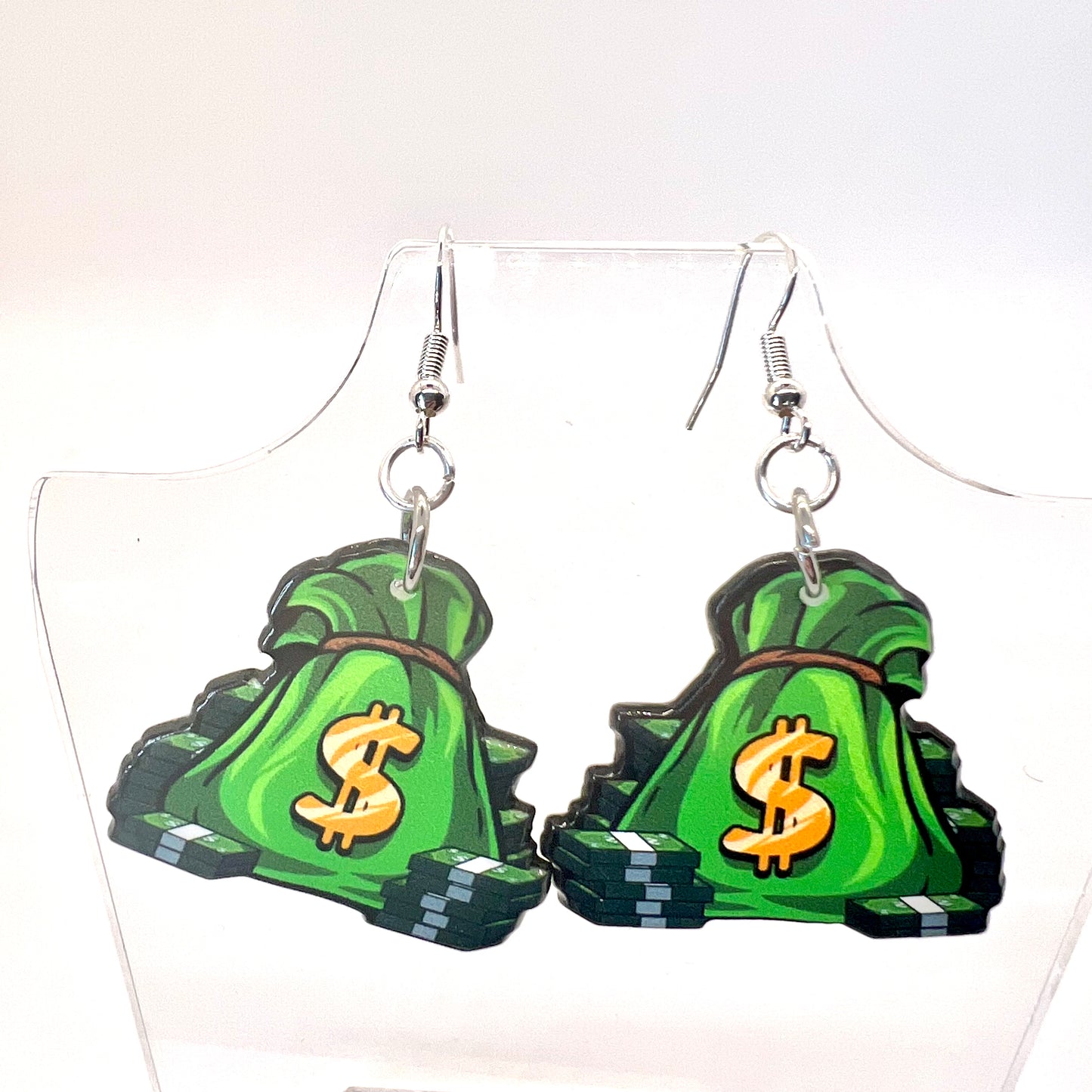 Money Bags Earrings
