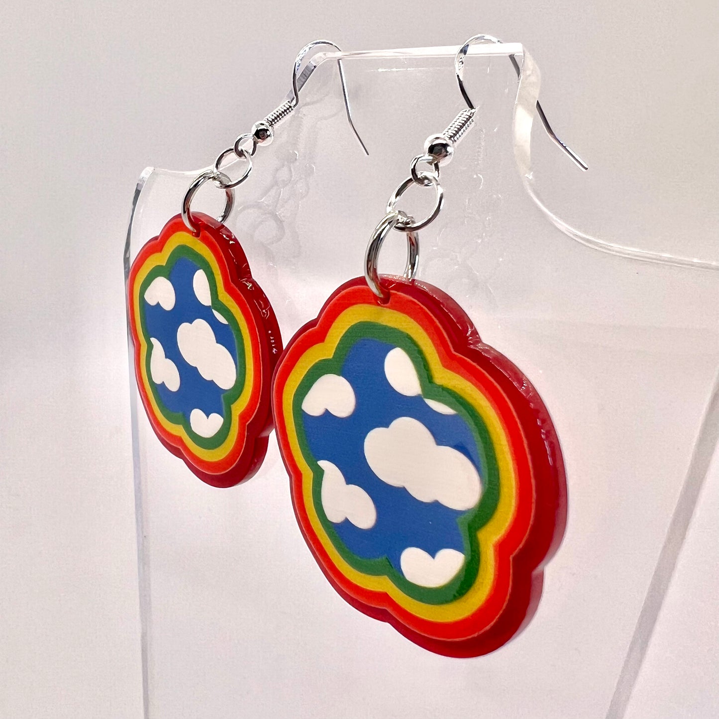 Rainbow Cloud Earrings