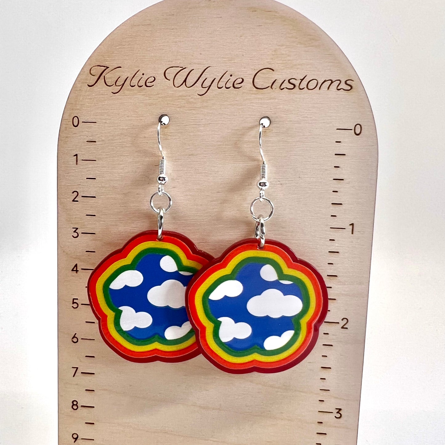 Rainbow Cloud Earrings