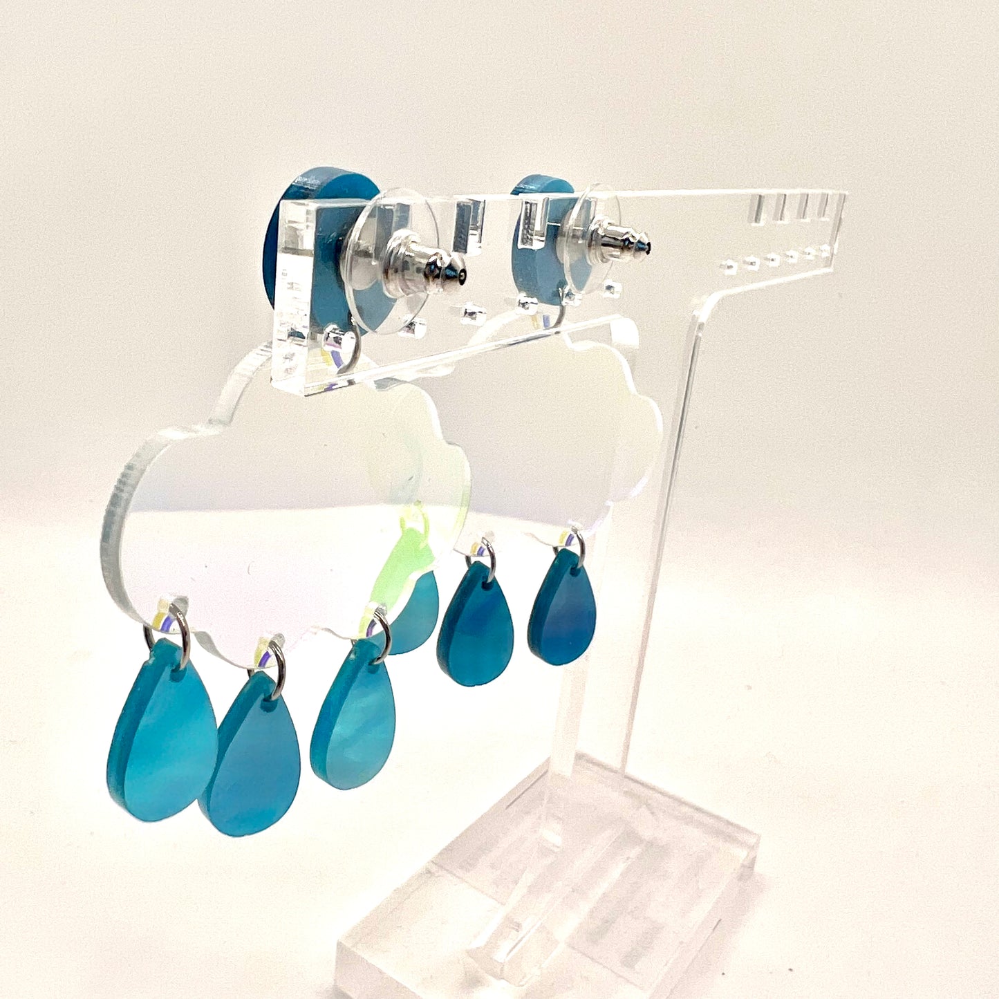 Rain Cloud Dangle Earrings