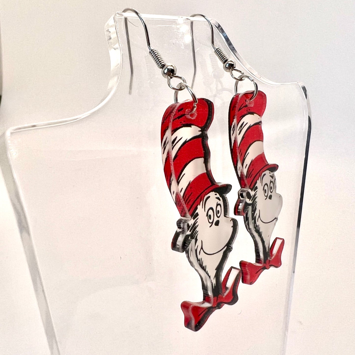Cat in the Hat Earrings