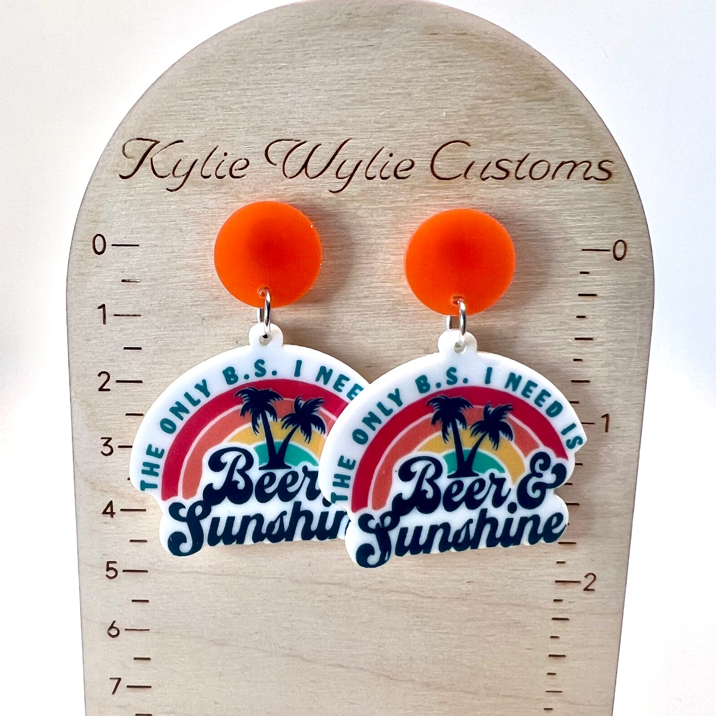 Beer & Sunshine Earrings