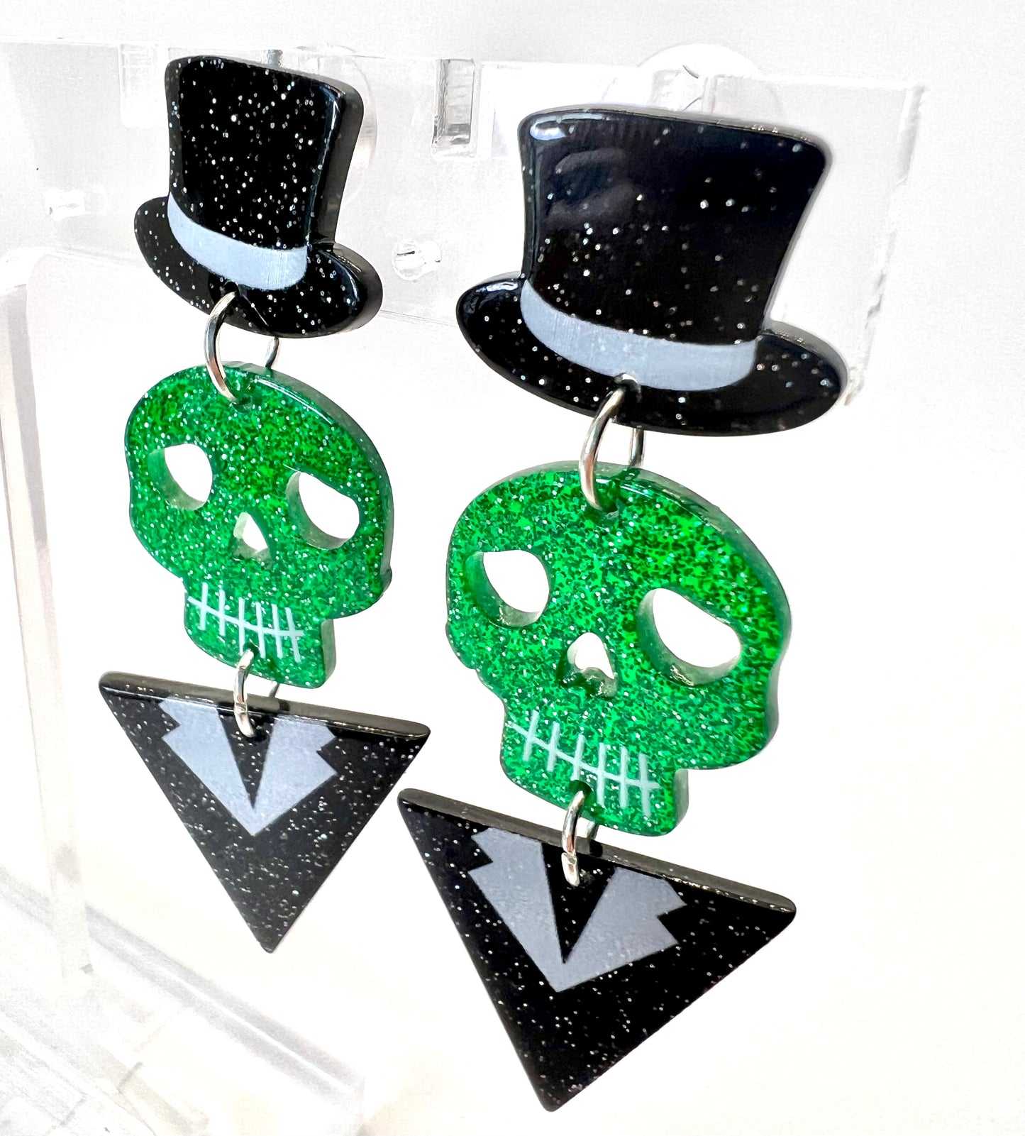 Tux Skeleton Earrings