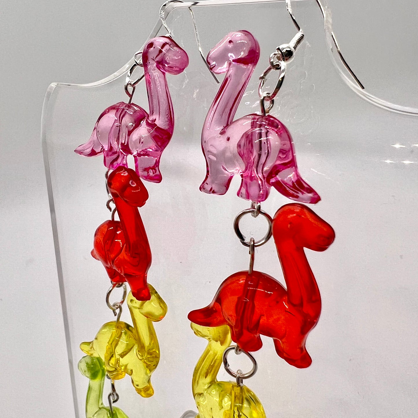 Dinosaur Chain Earrings