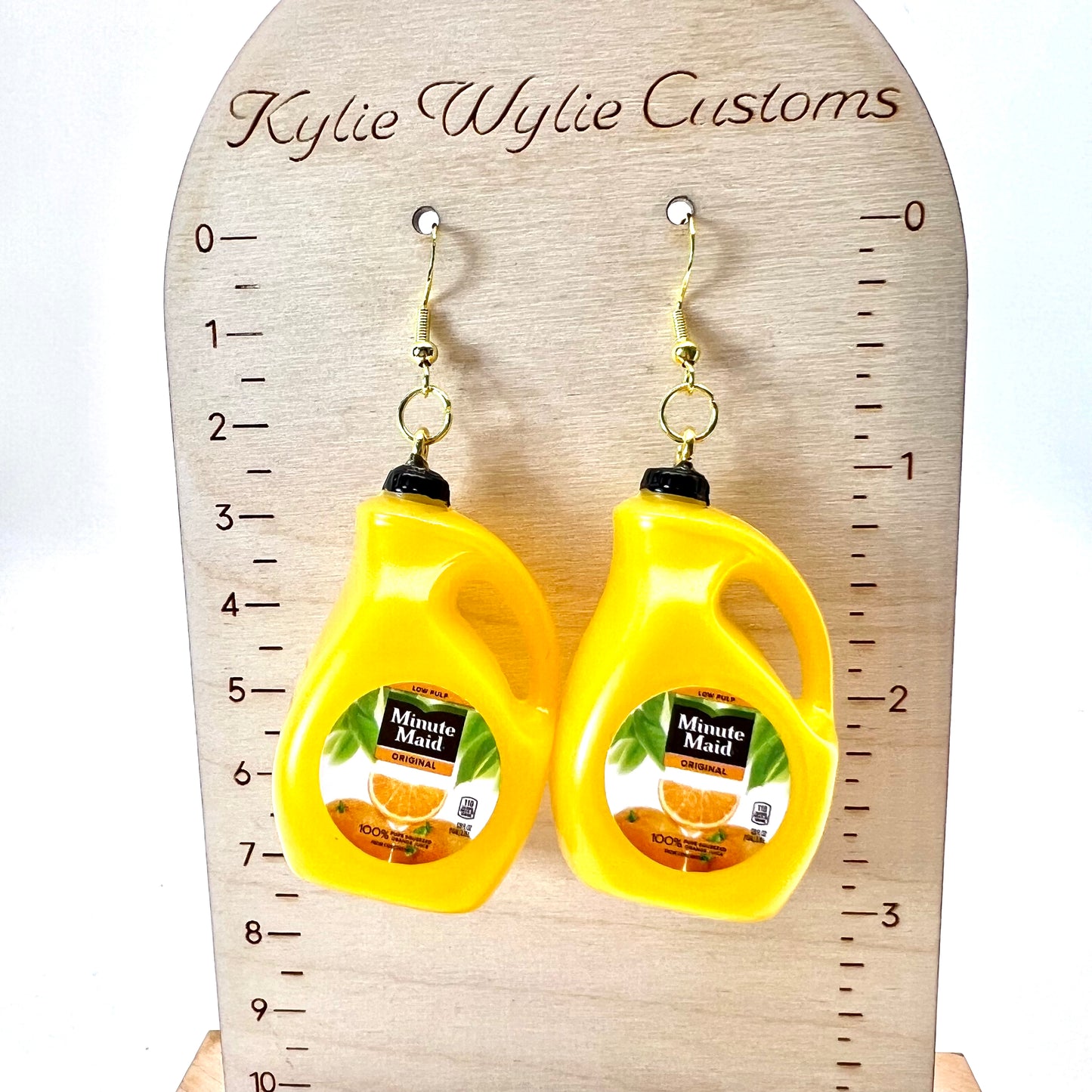 Minute Maid Orange Juice Earrings