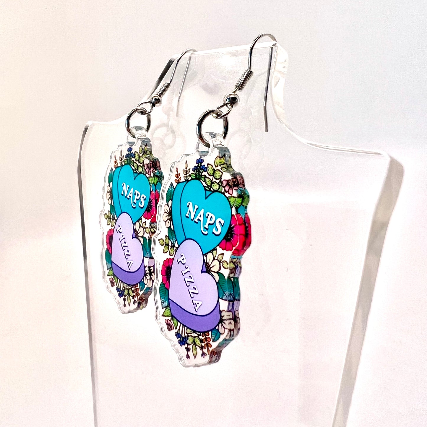 Pizza + Naps Earrings