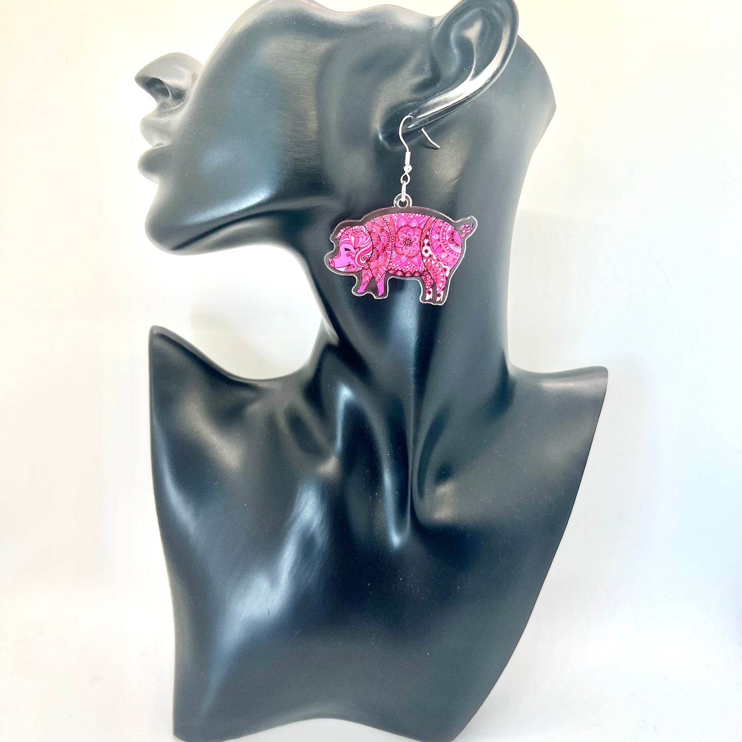 Paisley Pig Earrings