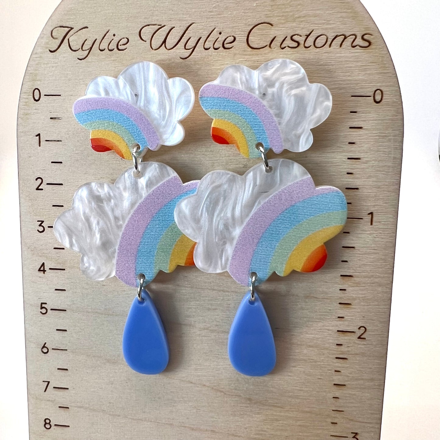 Rainbow Cloud Earrings