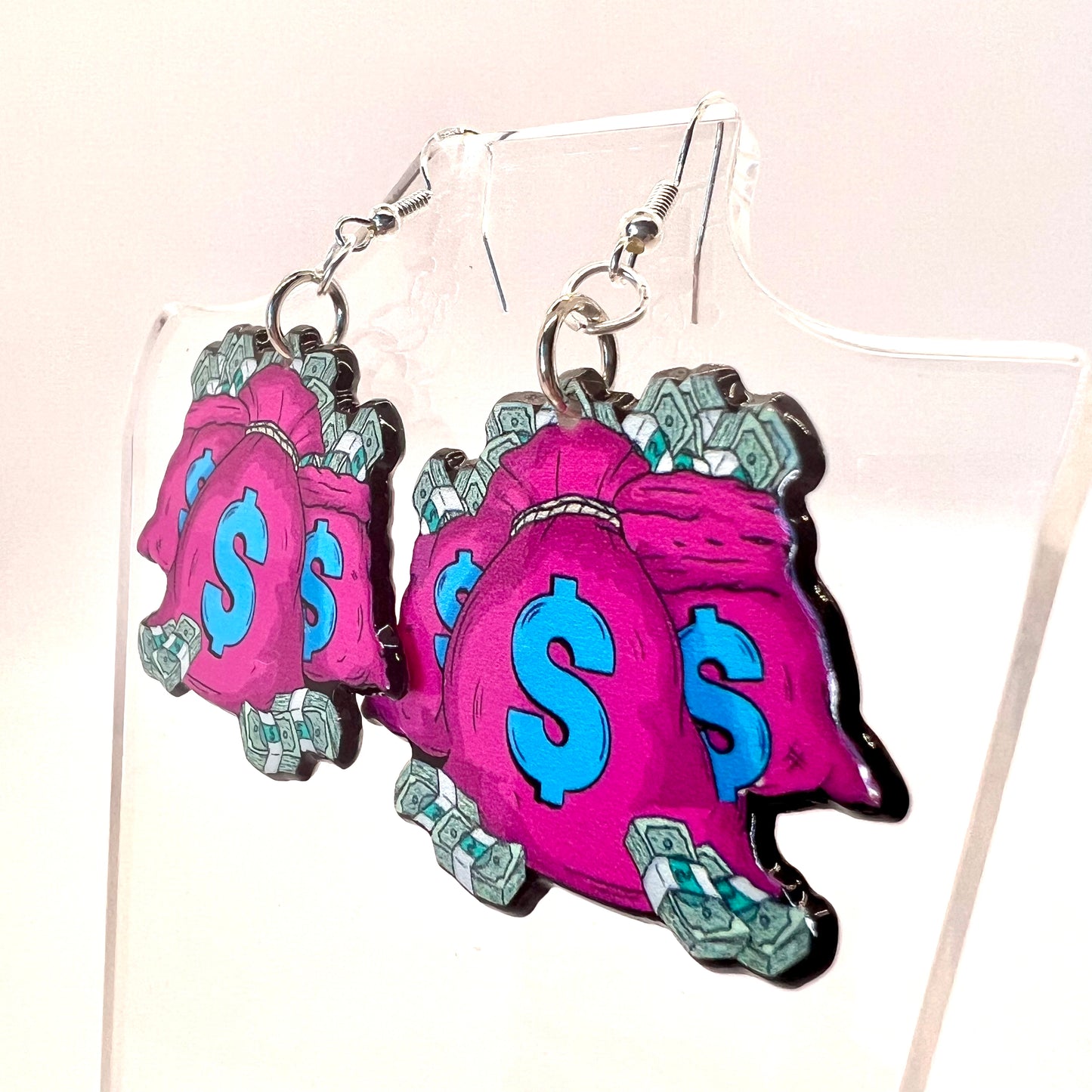 Money Bags Earrings