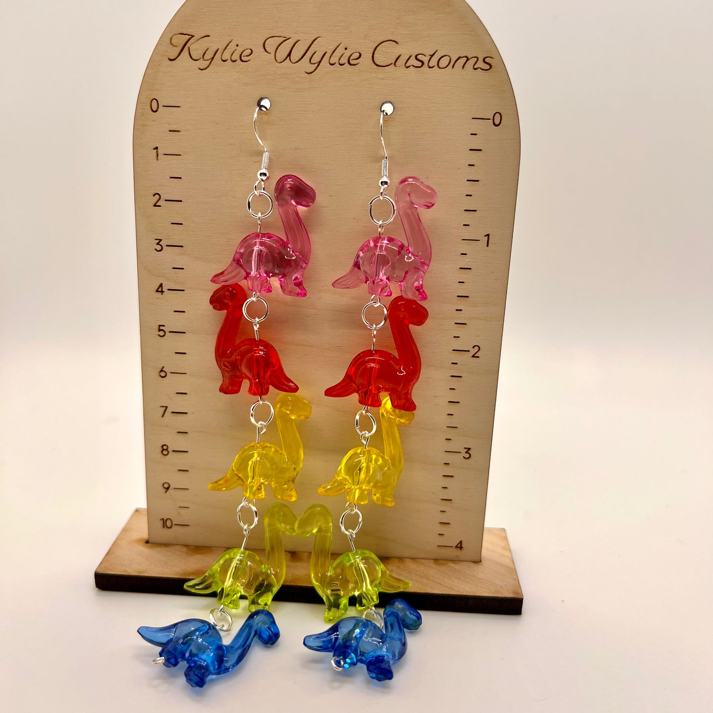 Dinosaur Chain Earrings