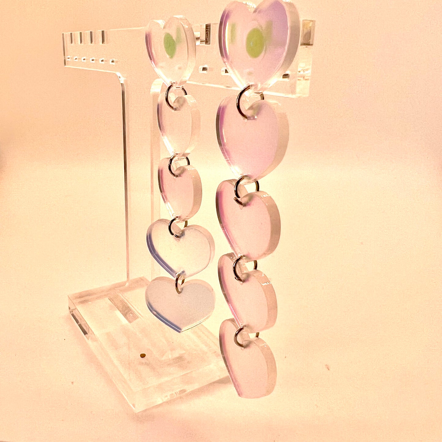 Heart Chain Earrings