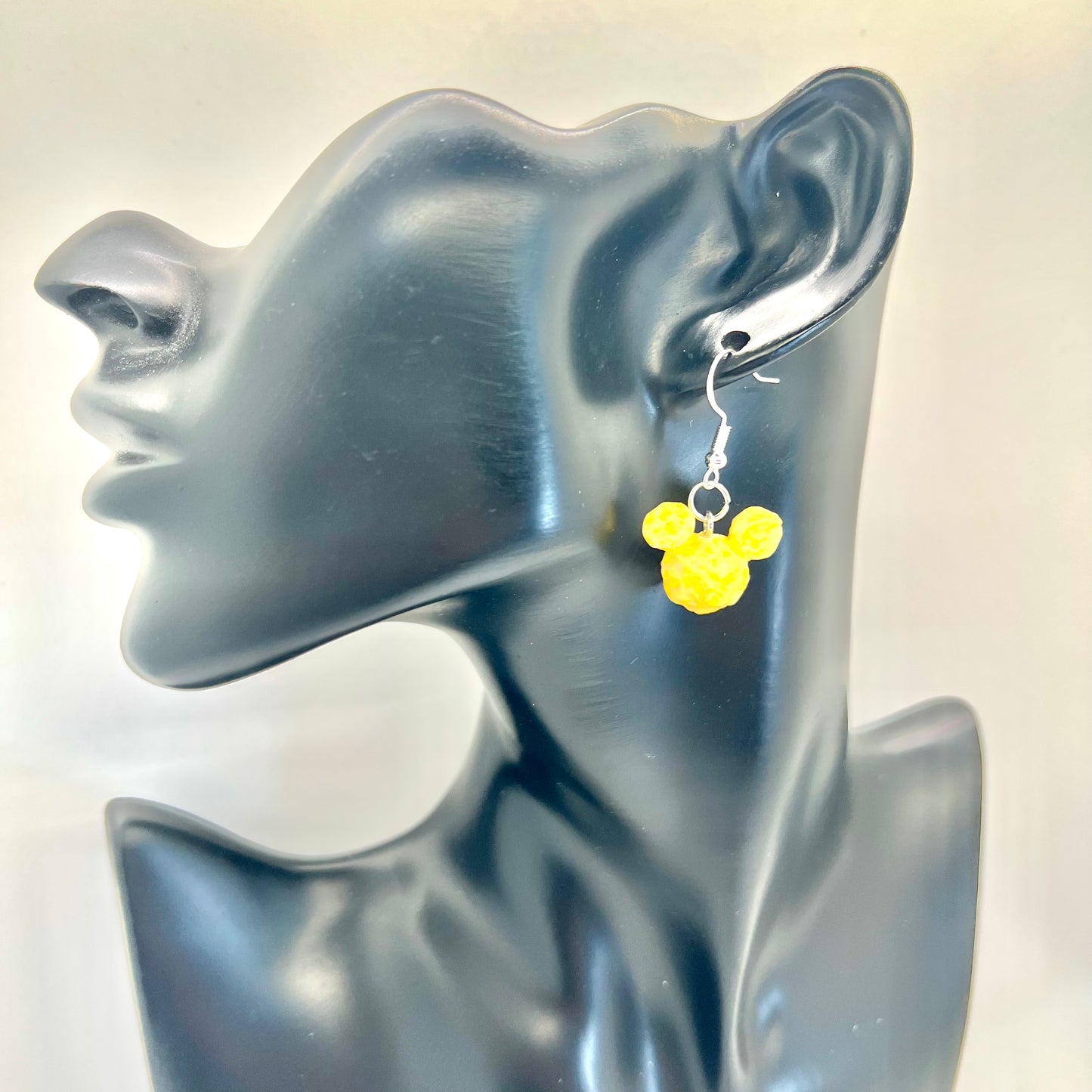Mickey Popcorn Head Earrings
