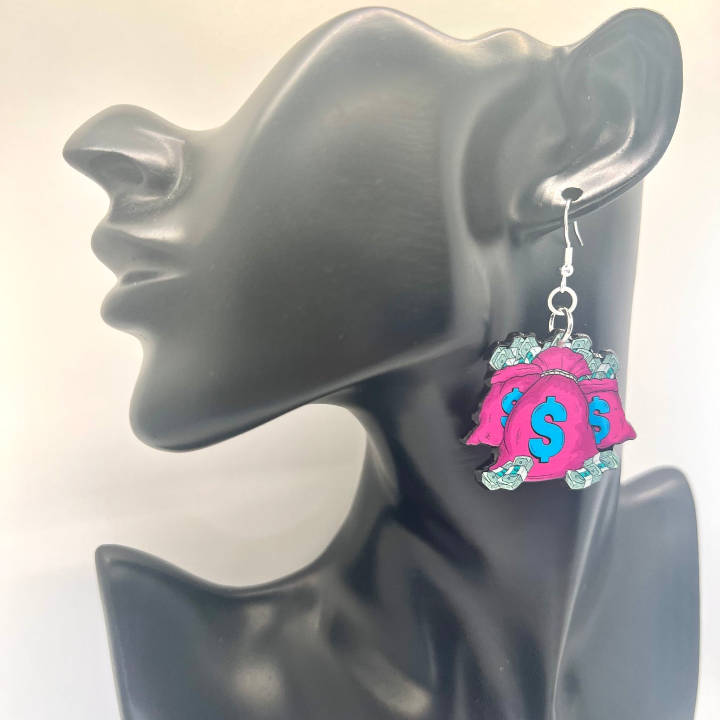 Money Bags Earrings