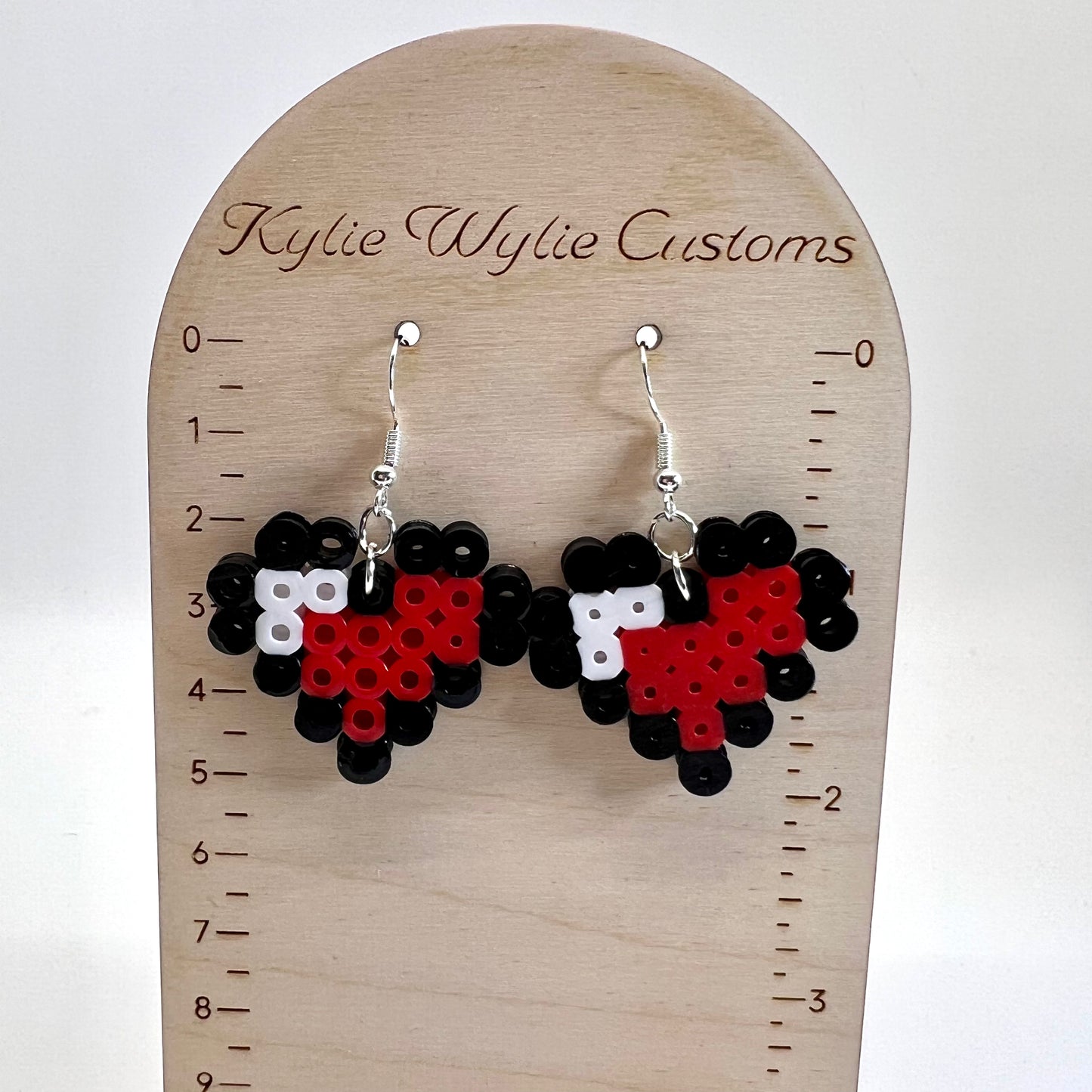 8-Bit Heart Earrings