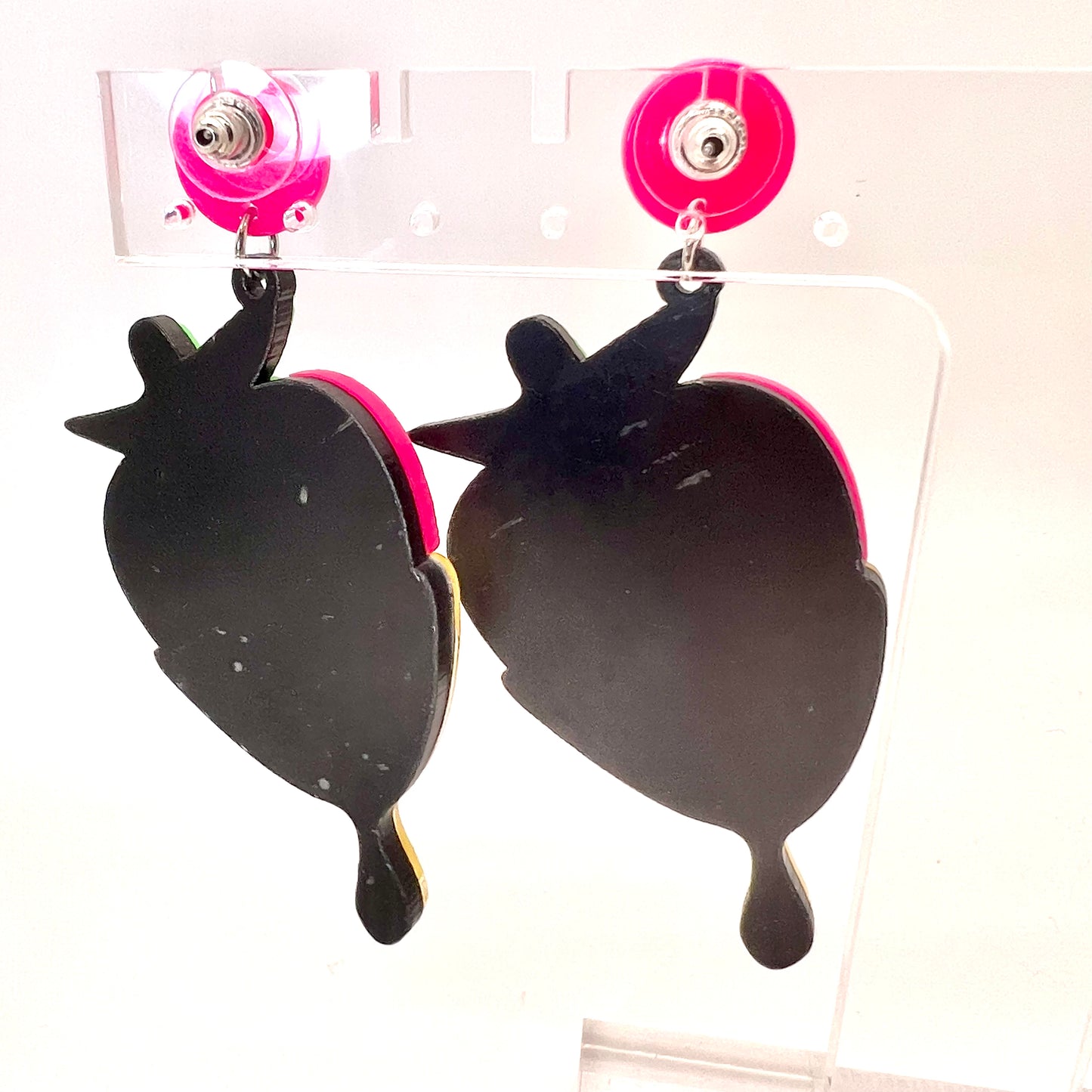 Gold Dipped Strawberry Earrings