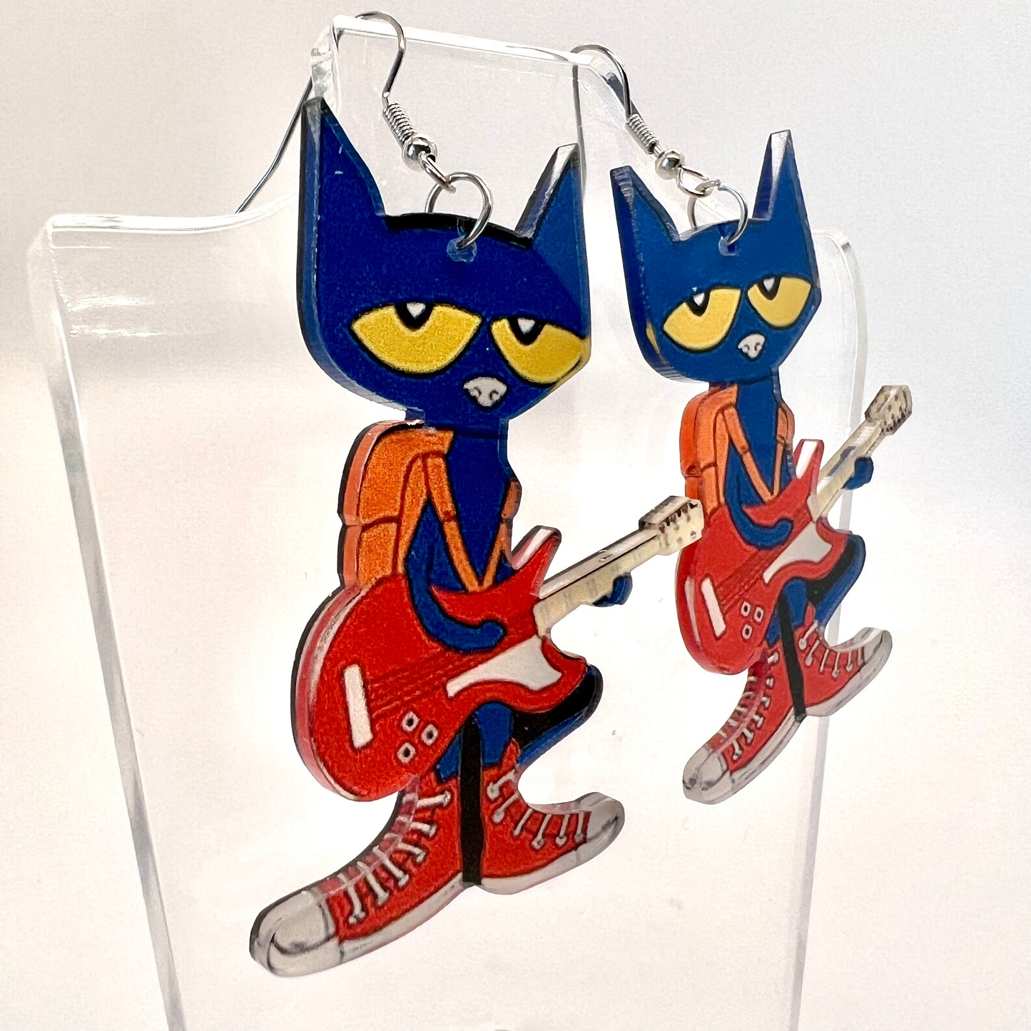 Pete The Cat Earrings