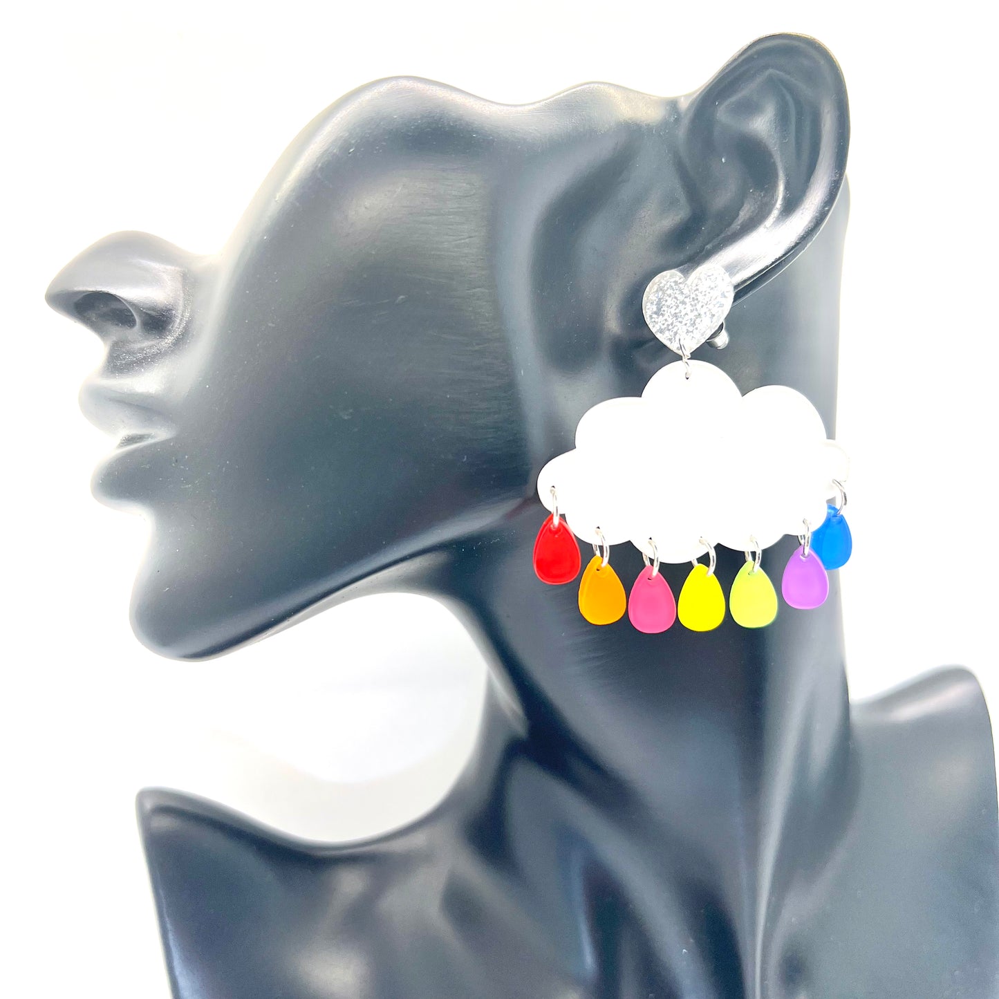 Rainbow Cloud Earrings