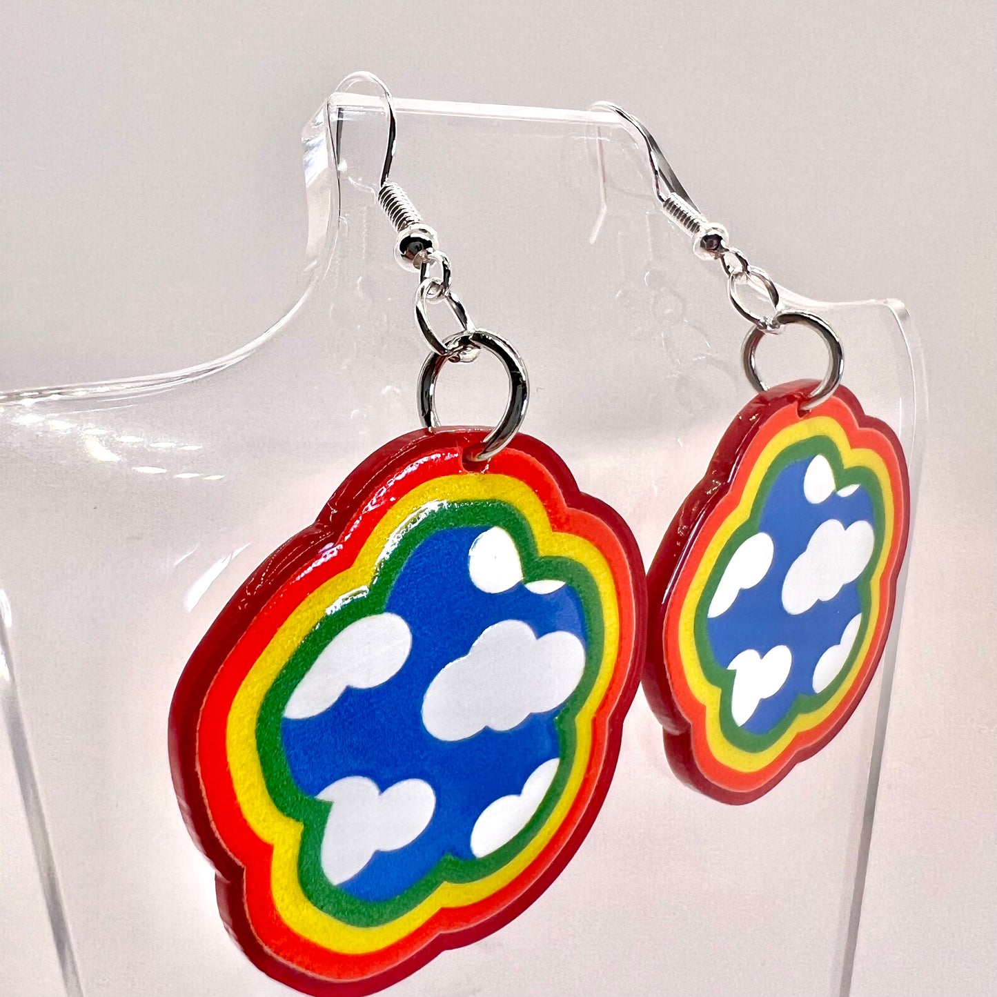 Rainbow Cloud Earrings