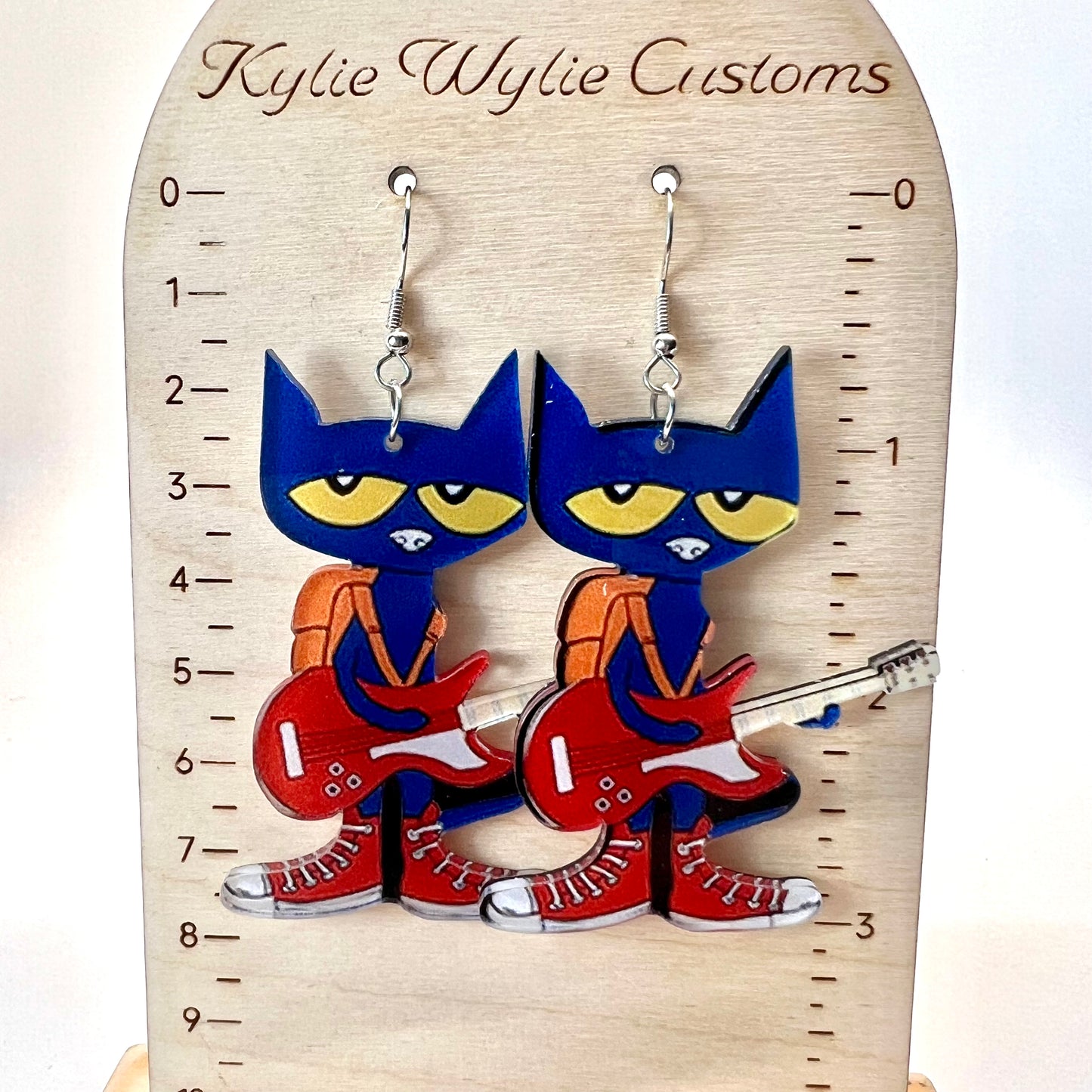Pete The Cat Earrings