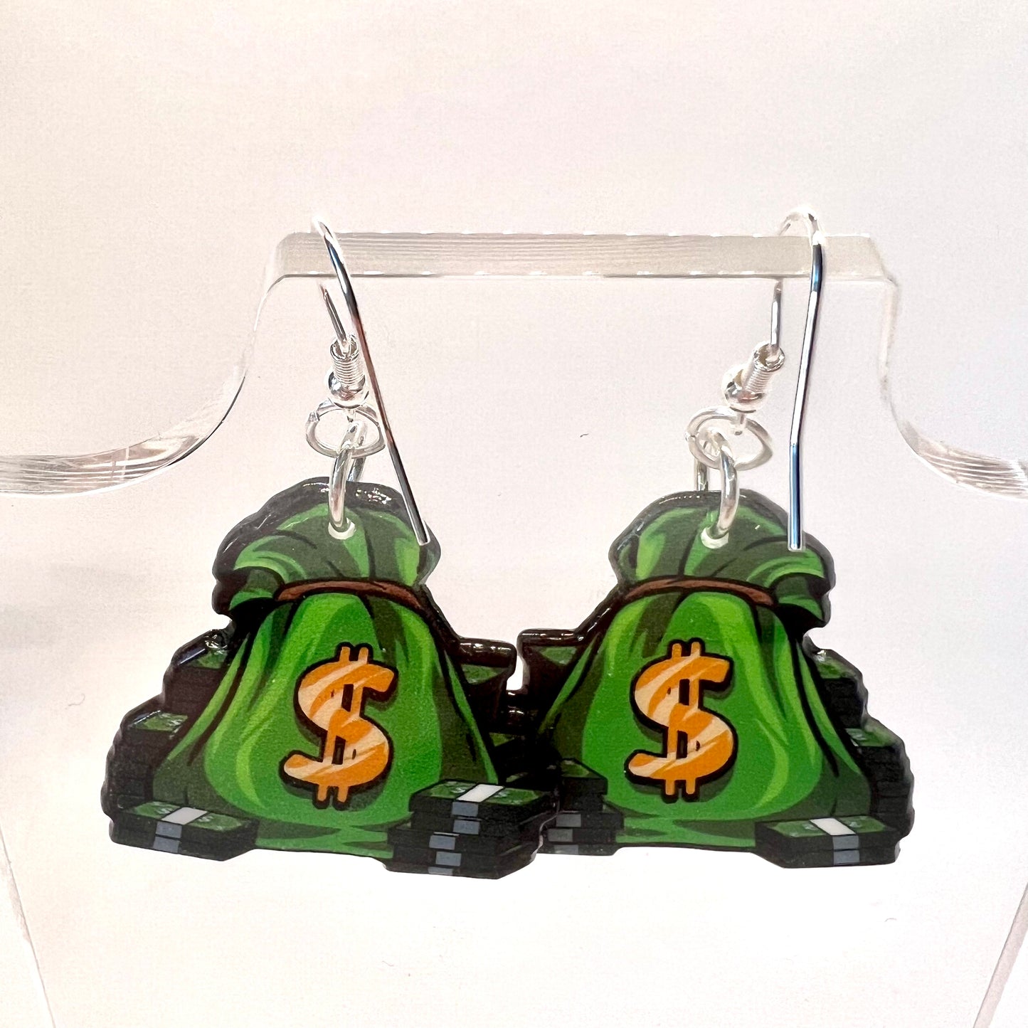 Money Bags Earrings