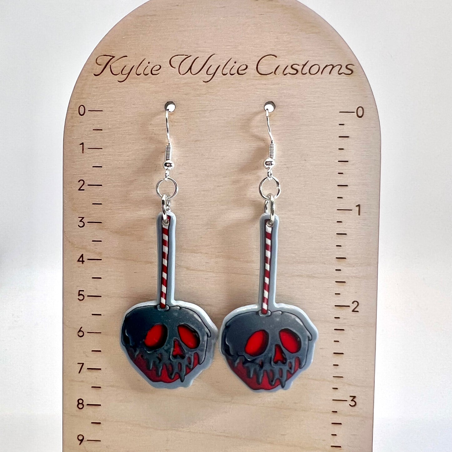 Poison Candy Apple Earrings