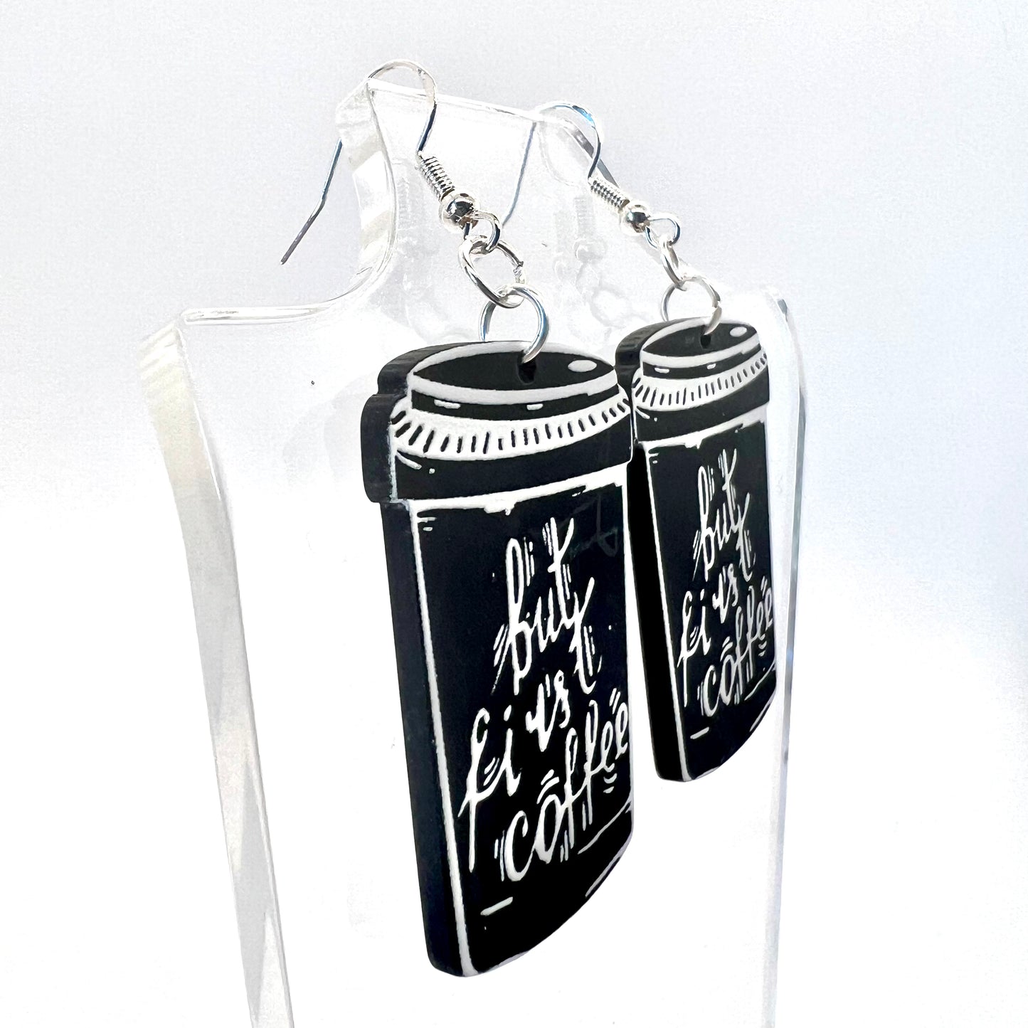 But First, Coffee Earrings