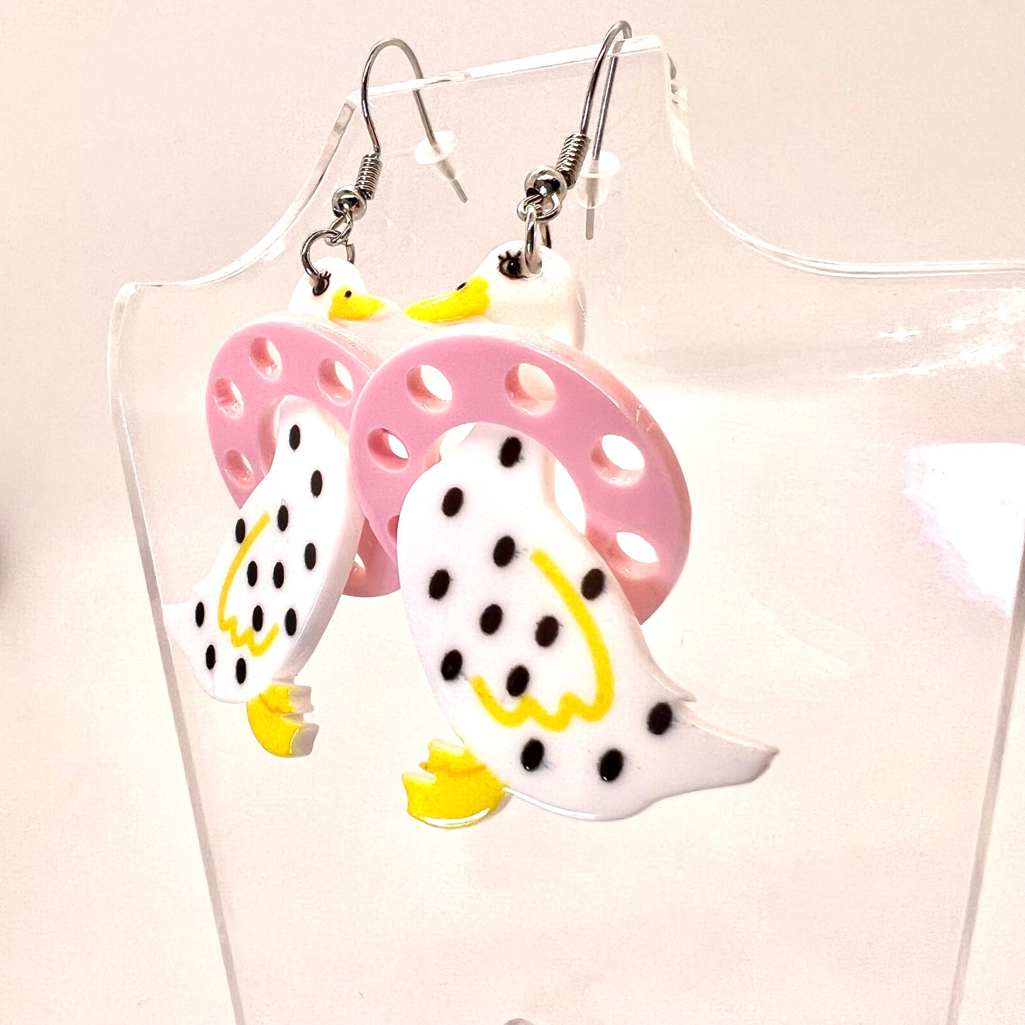 Swimming Duck Earrings