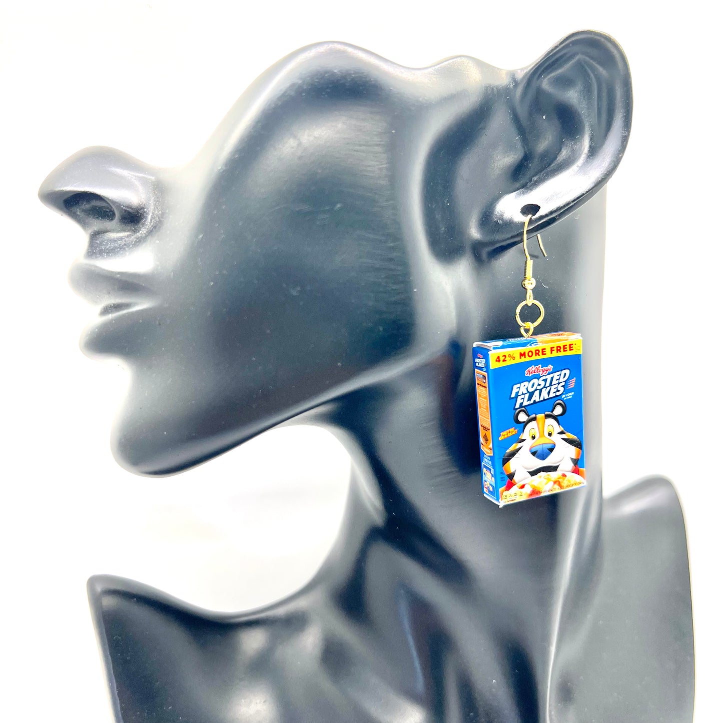 Frosted Flakes Cereal Earrings