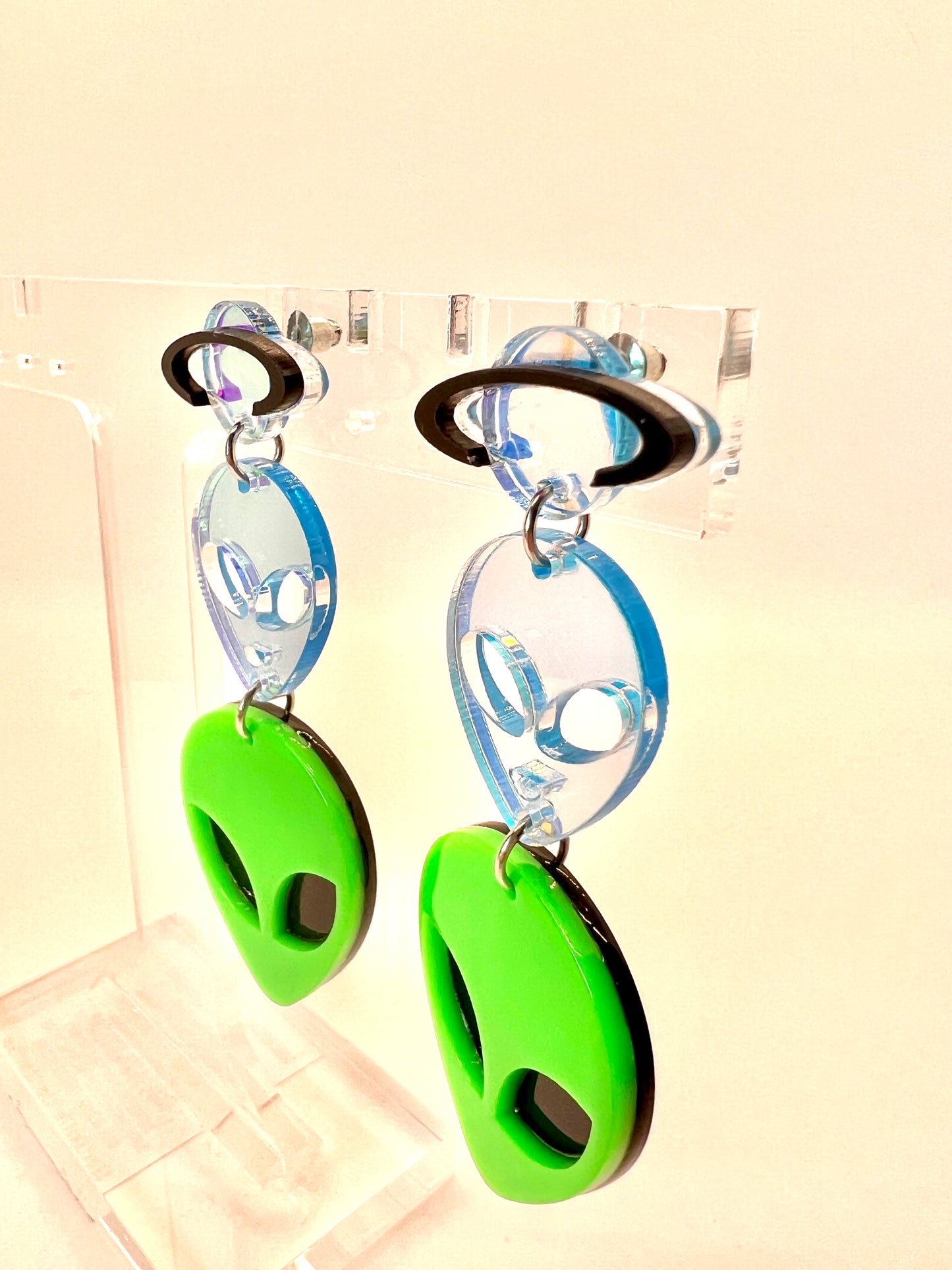 Space Alien Earrings