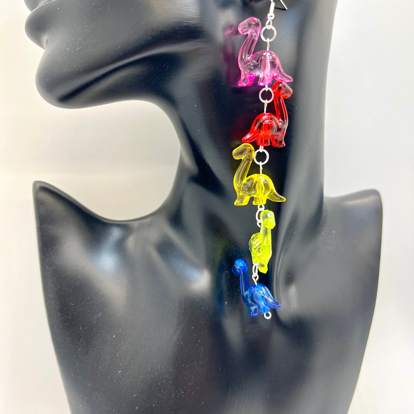 Dinosaur Chain Earrings