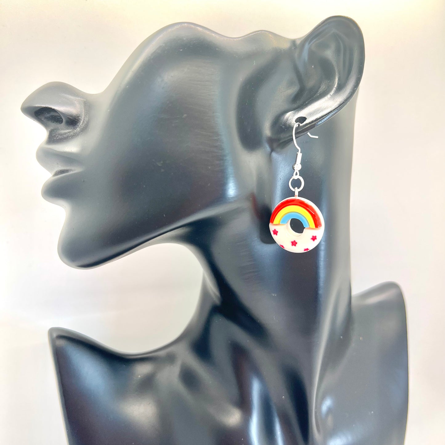 Rainbow Donut Earrings