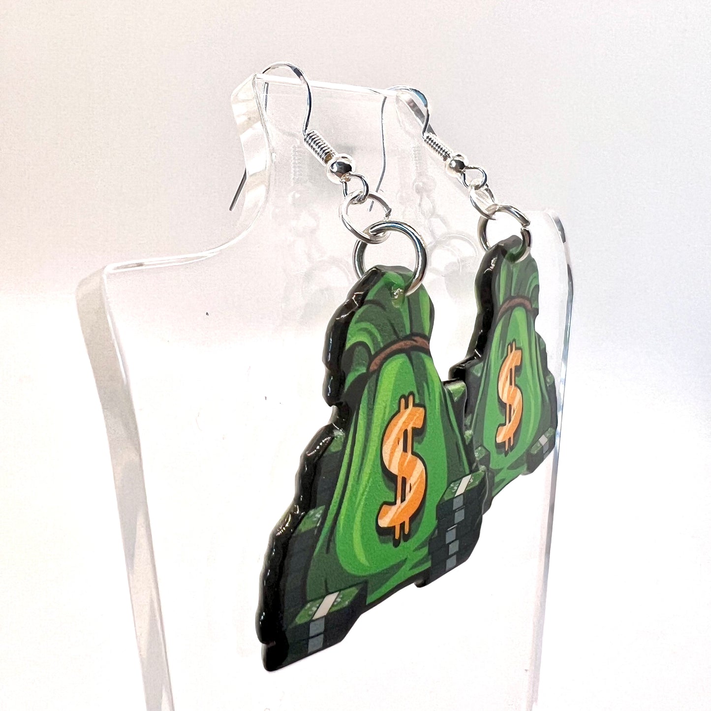 Money Bags Earrings