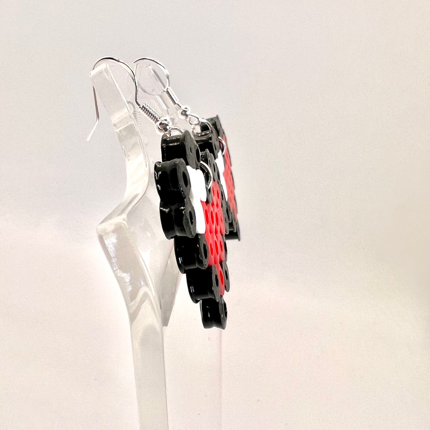 8-Bit Heart Earrings