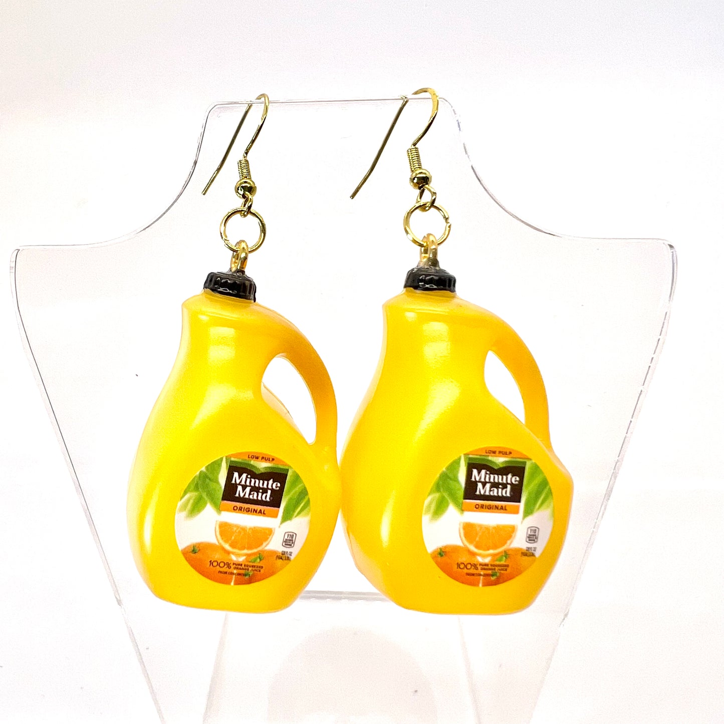 Minute Maid Orange Juice Earrings