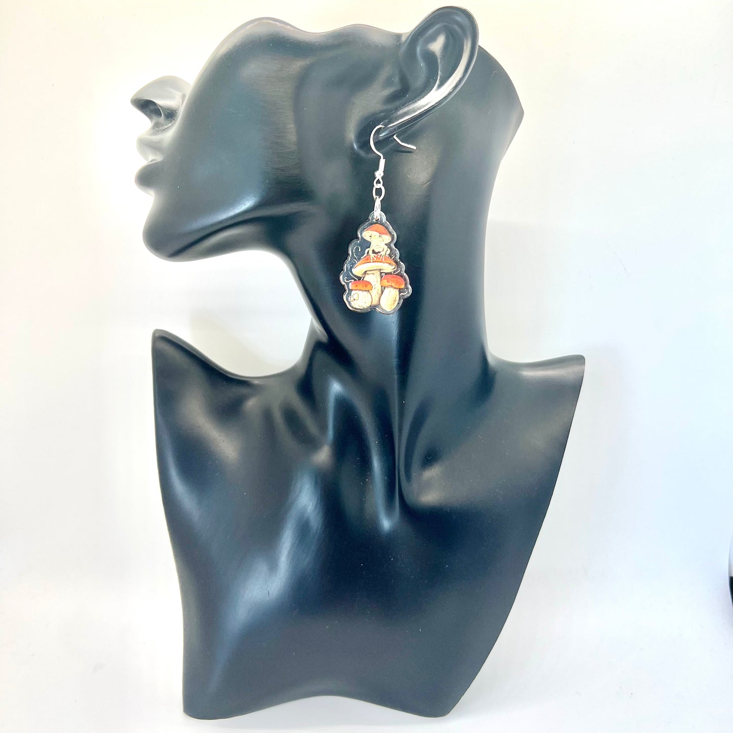 Toadstool Mushroom Earrings