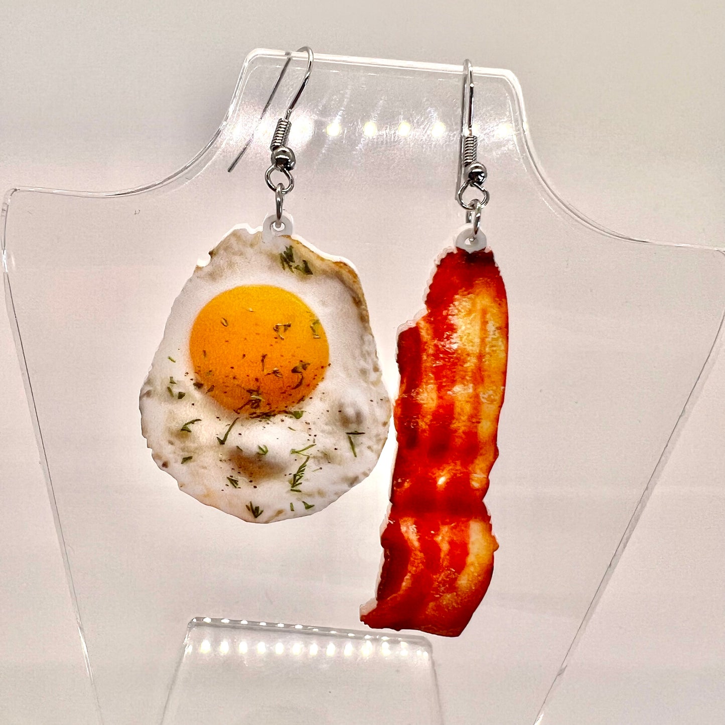 Bacon Strip Earrings