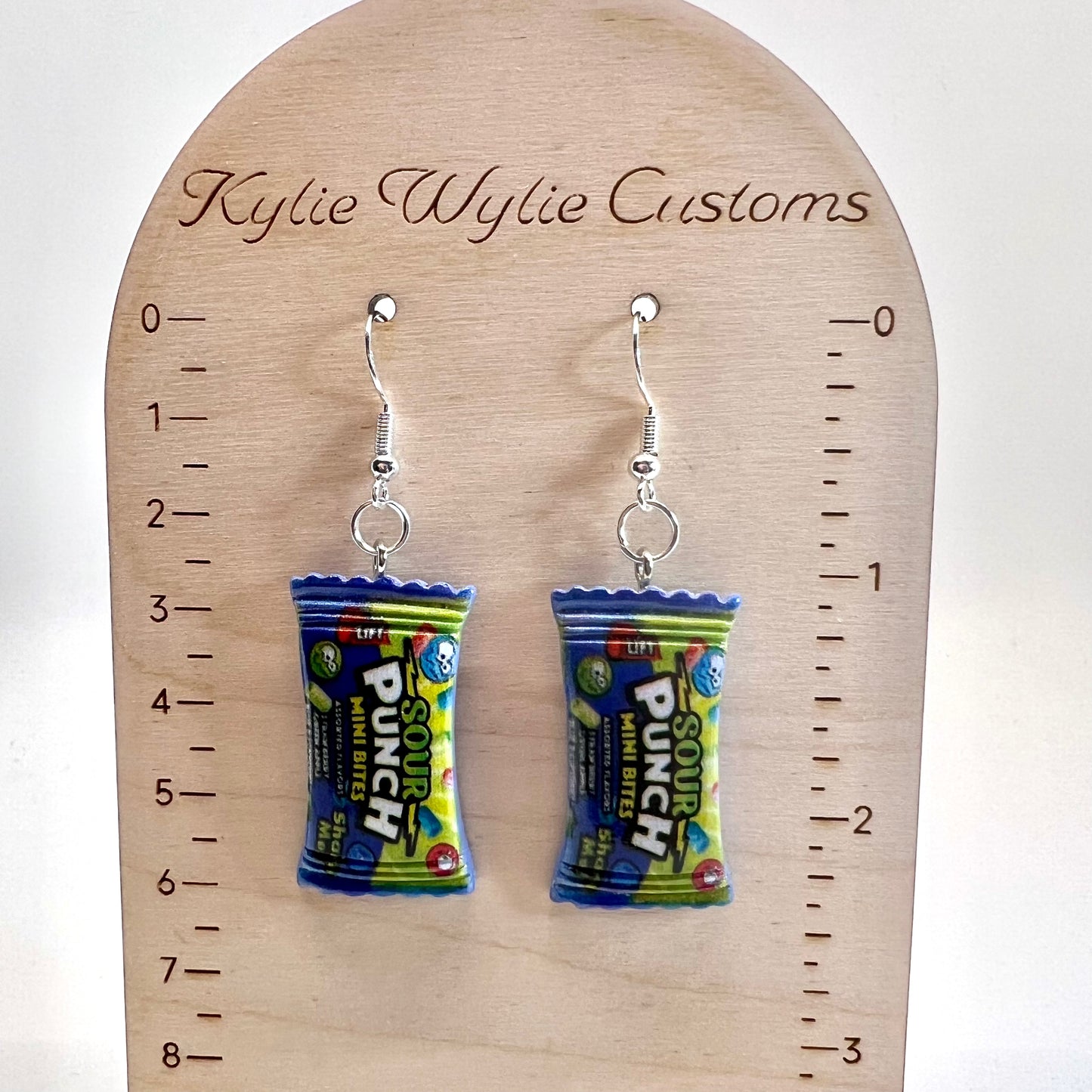 Sour Punch Candy Earrings