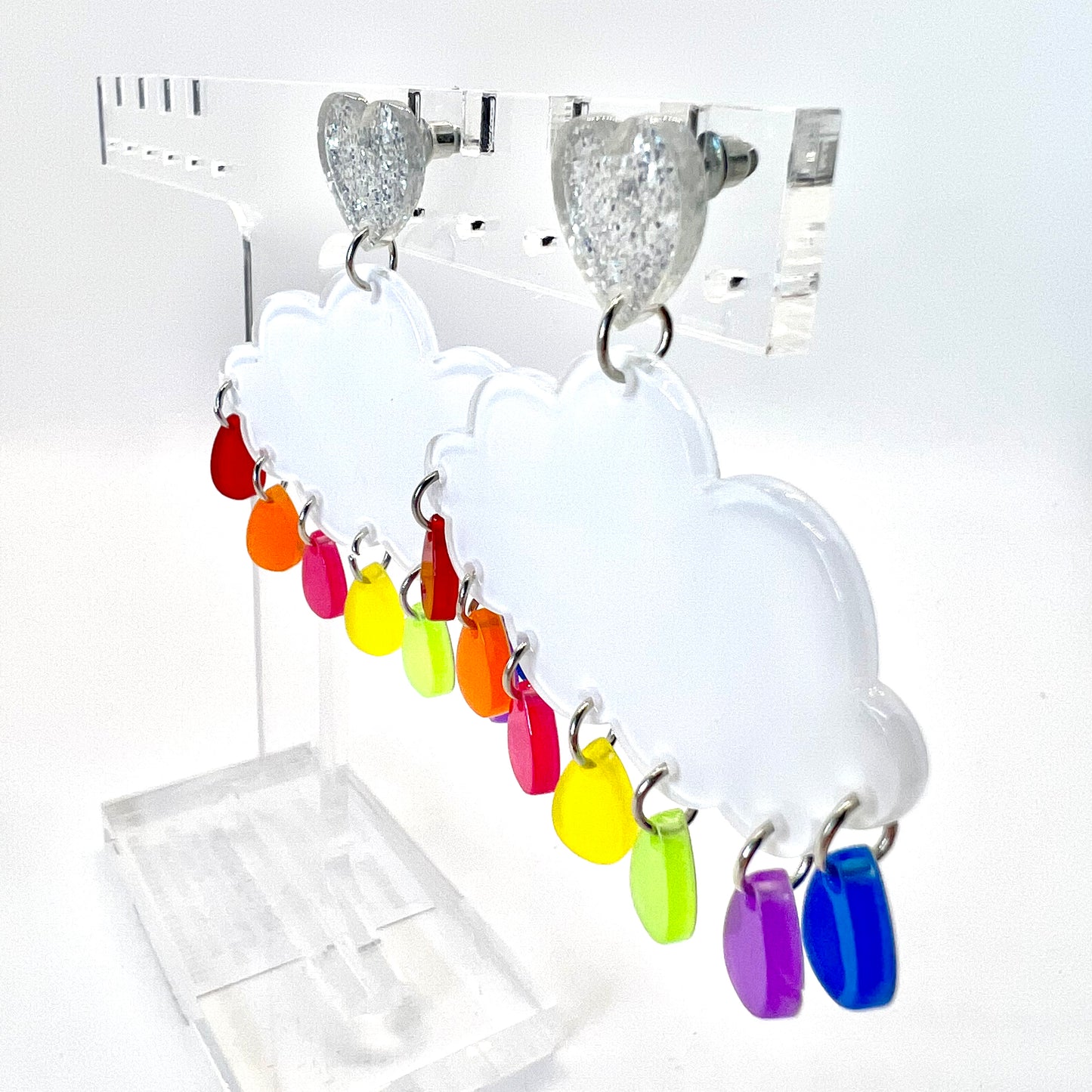 Rainbow Cloud Earrings